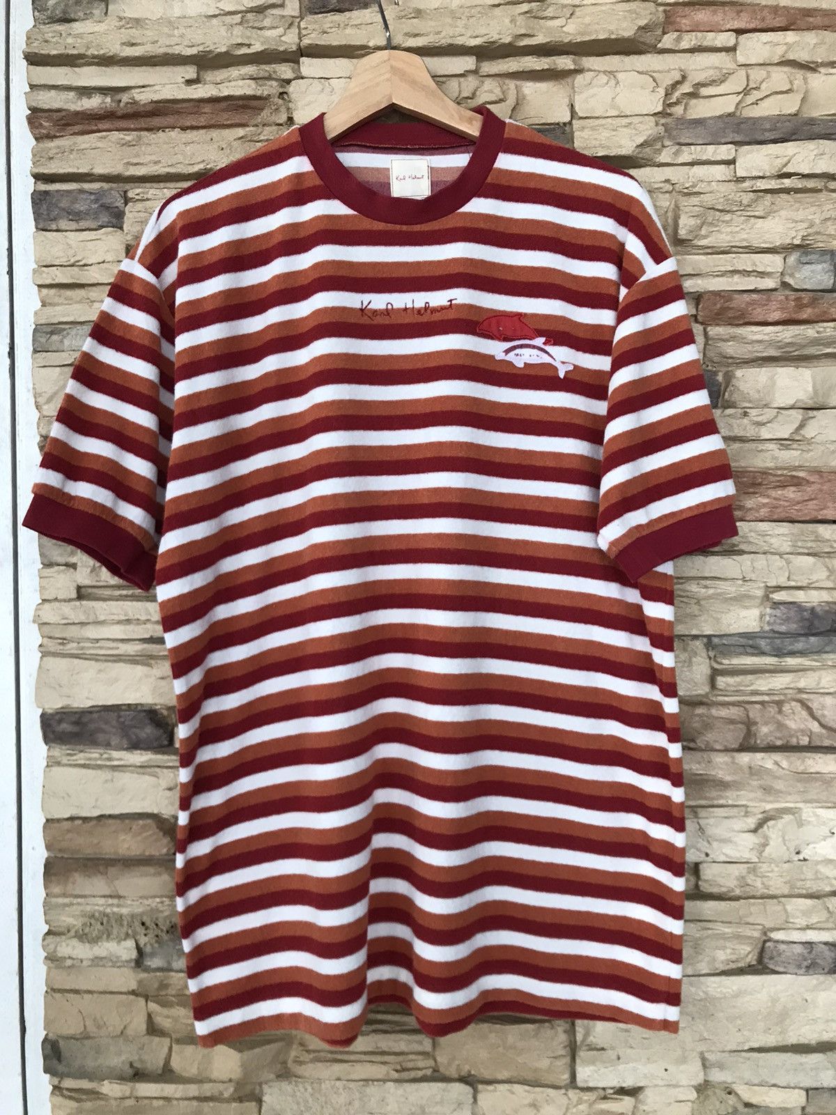 Karl Helmut Vintage Karl Helmut Stripes Ringer Tee Size US L / EU 52-54 / 3 - 1 Thumbnail