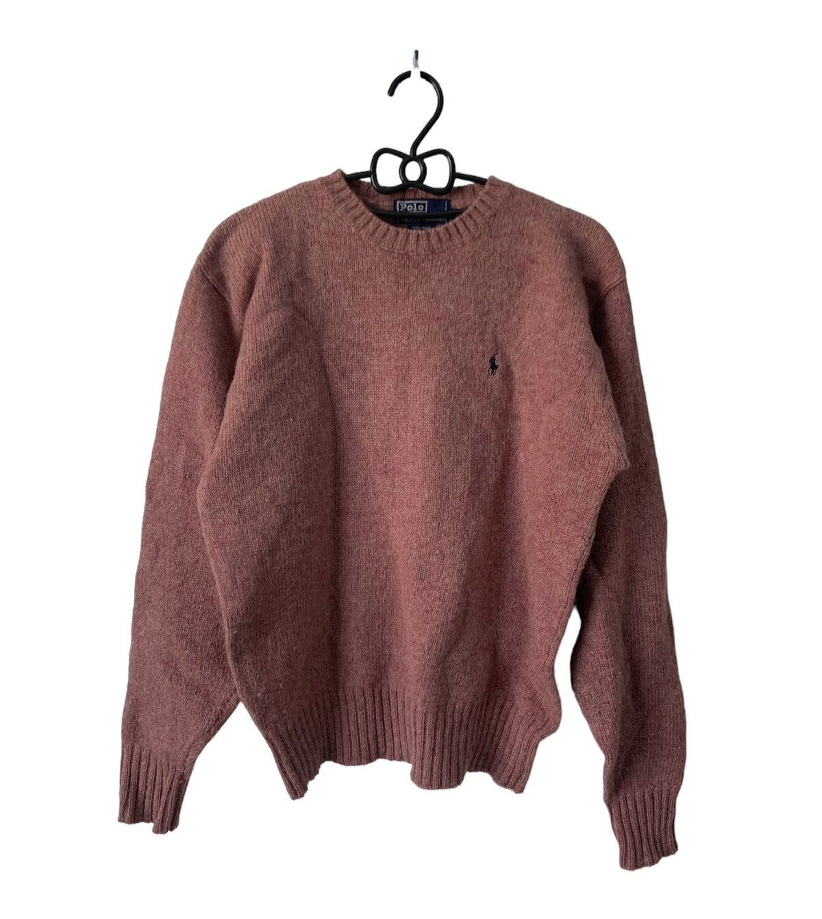 image of Polo Ralph Lauren VTG Polo By Ralph Laurent Wool Sweater Knit Pullover, Men's (Size Large)