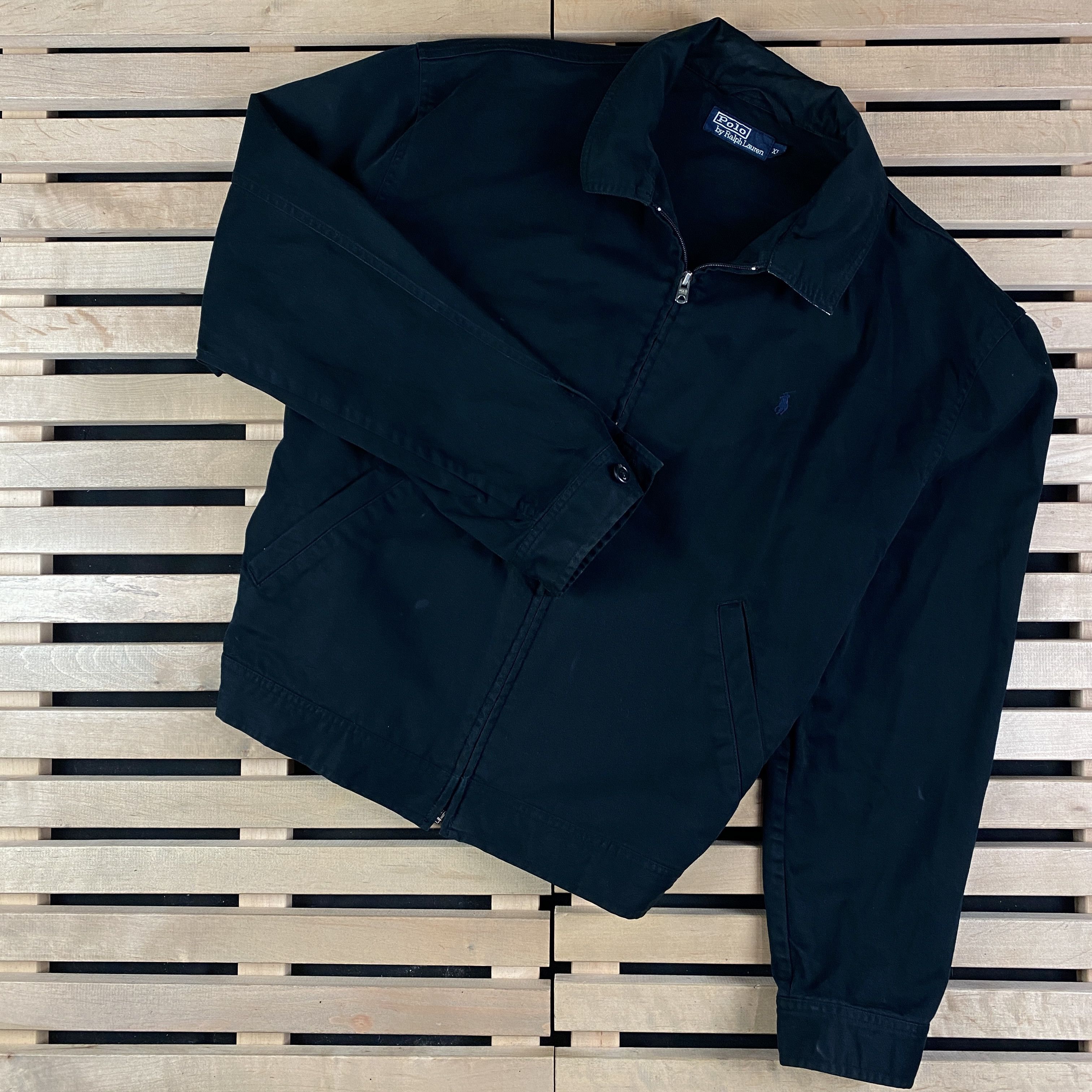 Polo Ralph Lauren × Ralph Lauren × Vintage Mens Bomber Jacket Polo Ralph Lauren Vintage Size XL Size US XL / EU 56 / 4 - 1 Thumbnail