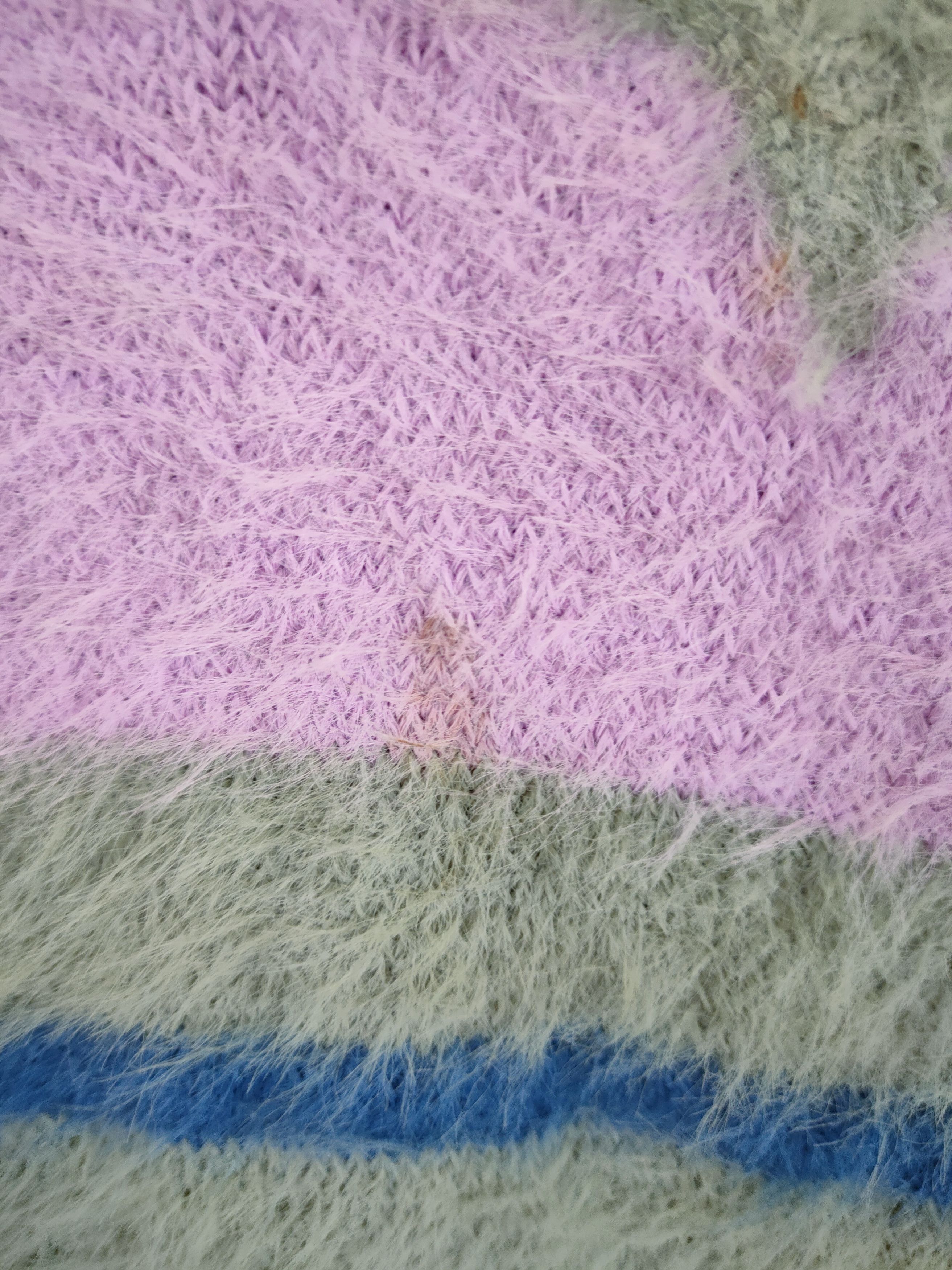 Grailed D Muse stripe rainbow mohair shaggy fur knitwear #46-989 Size M / US 6-8 / IT 42-44 - 7 Thumbnail