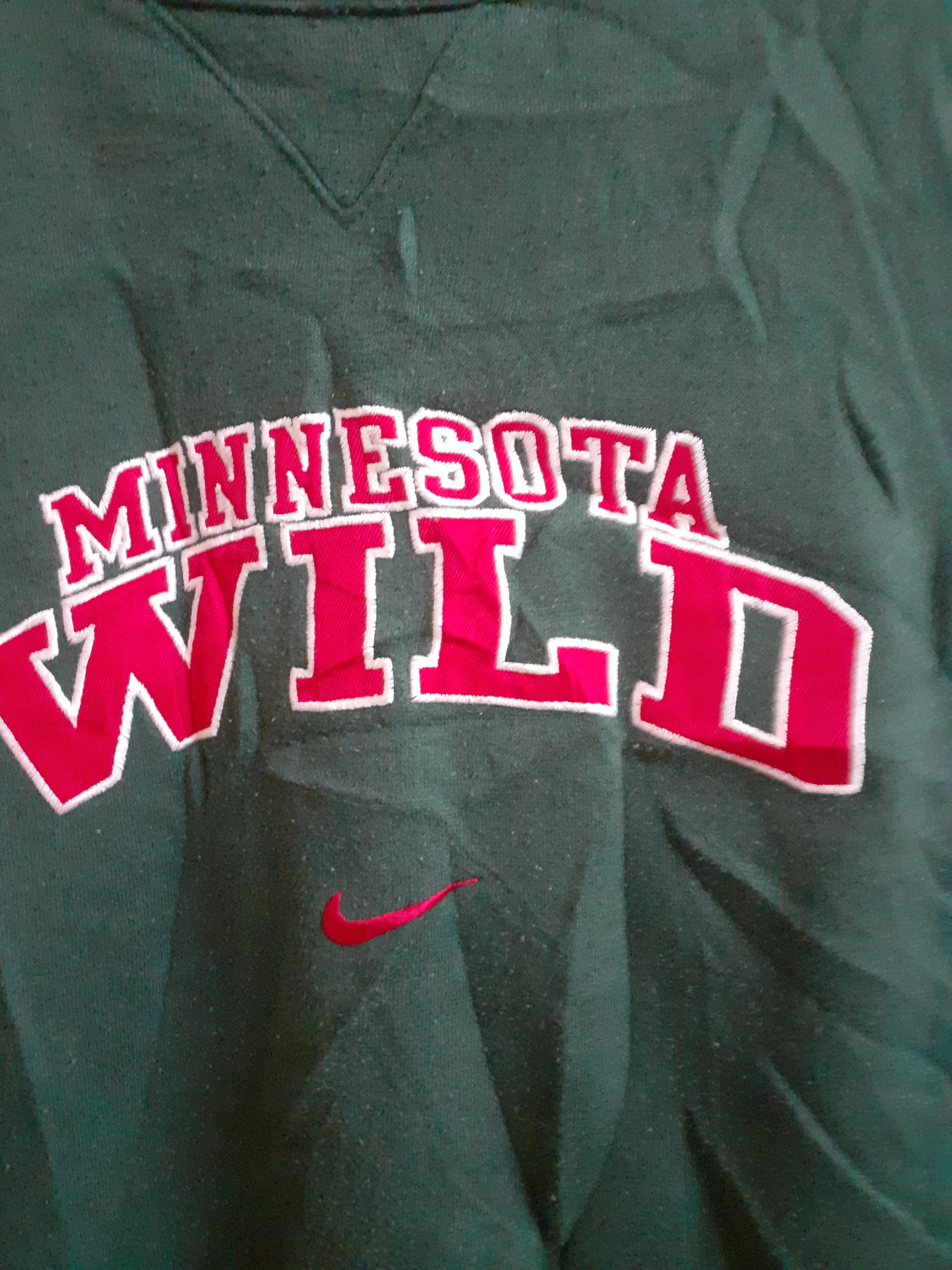 NHL Vintage Nike Centre Swoosh X Minnesota Wild Sweatshirt Size US M / EU 48-50 / 2 - 3 Thumbnail