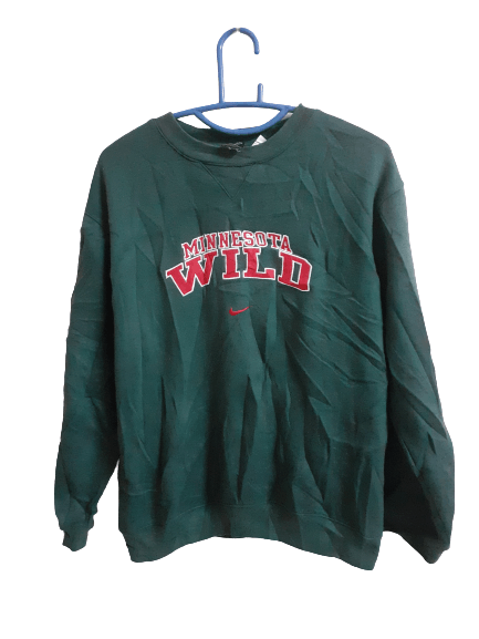 NHL Vintage Nike Centre Swoosh X Minnesota Wild Sweatshirt Size US M / EU 48-50 / 2 - 1 Thumbnail