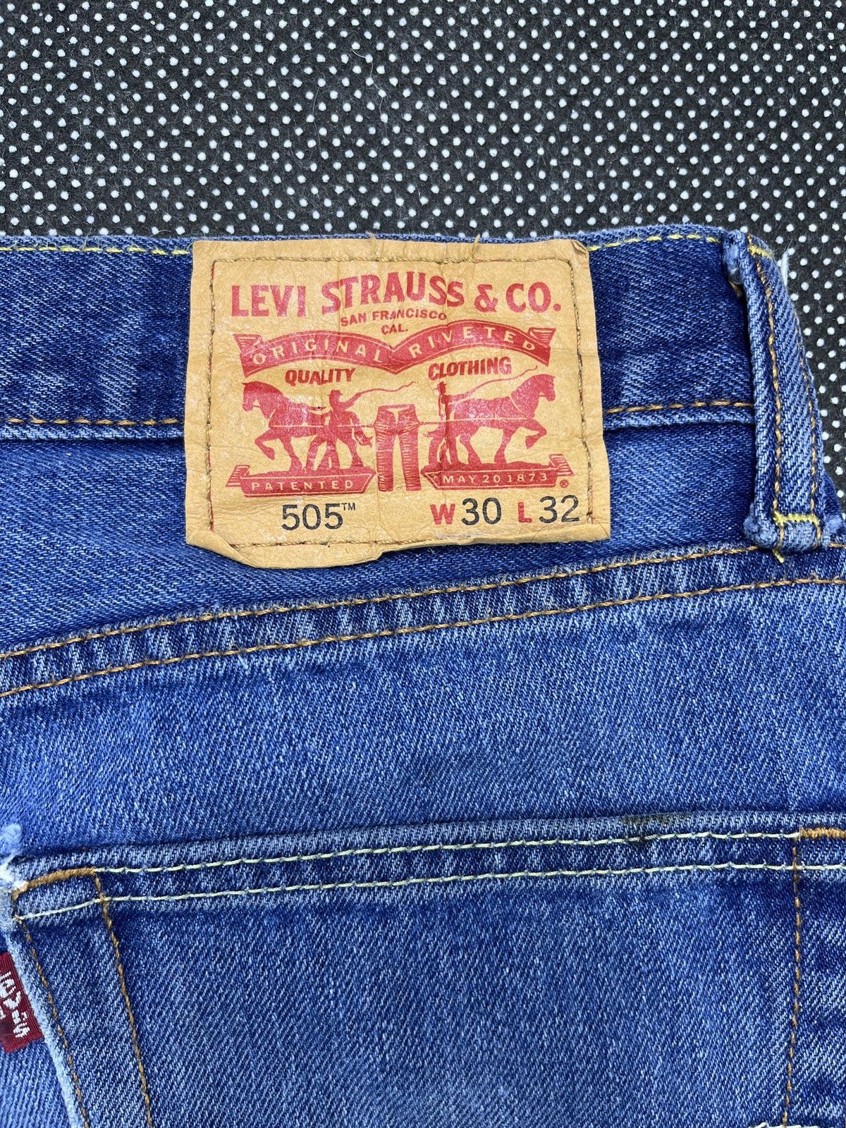 Levi's Vintage levis 505 Blue Jeans - J021 Size US 30 / EU 46 - 10 Thumbnail