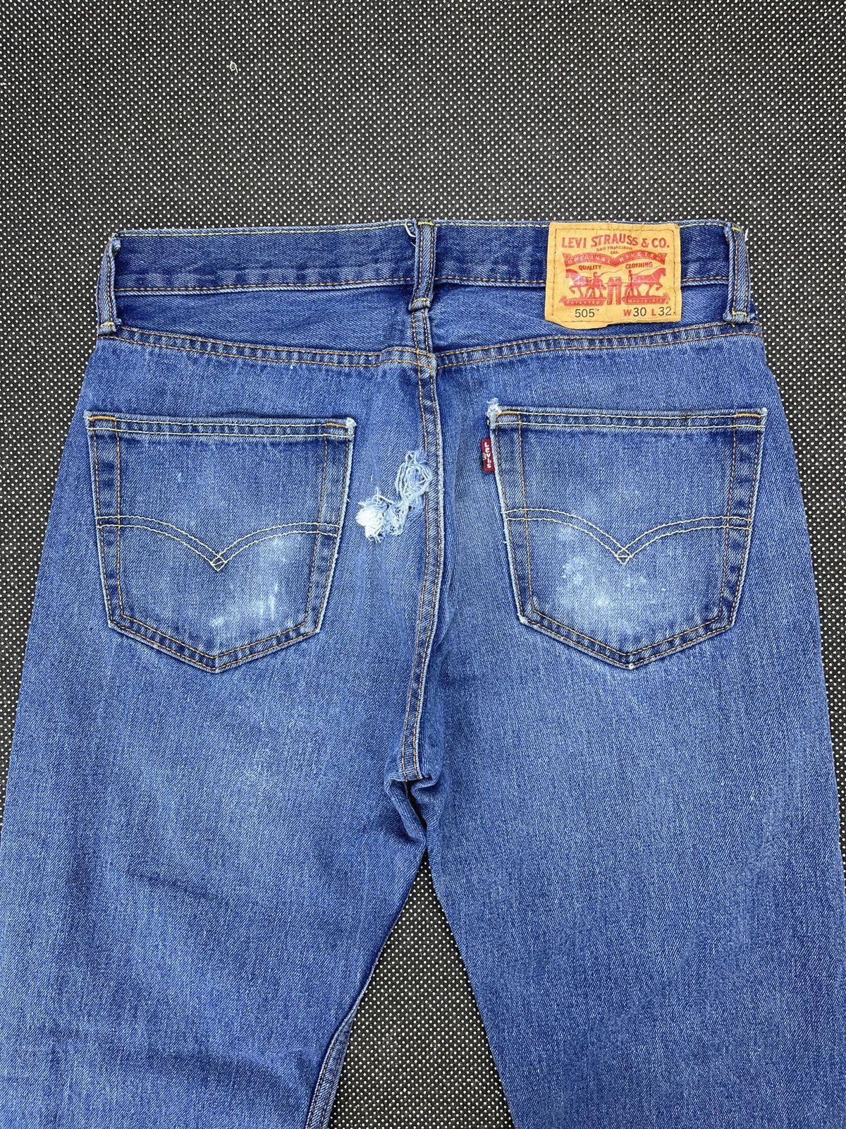 Levi's Vintage levis 505 Blue Jeans - J021 Size US 30 / EU 46 - 4 Thumbnail