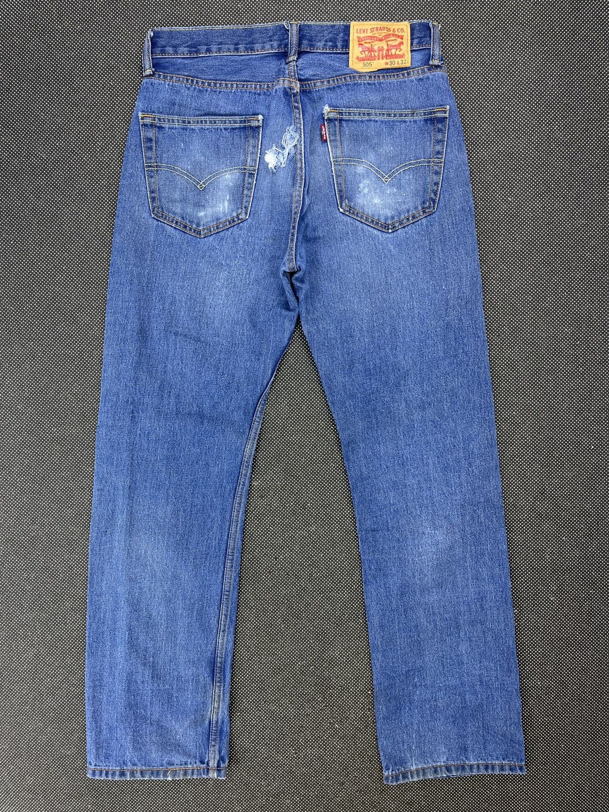 Levi's Vintage levis 505 Blue Jeans - J021 Size US 30 / EU 46 - 2 Thumbnail