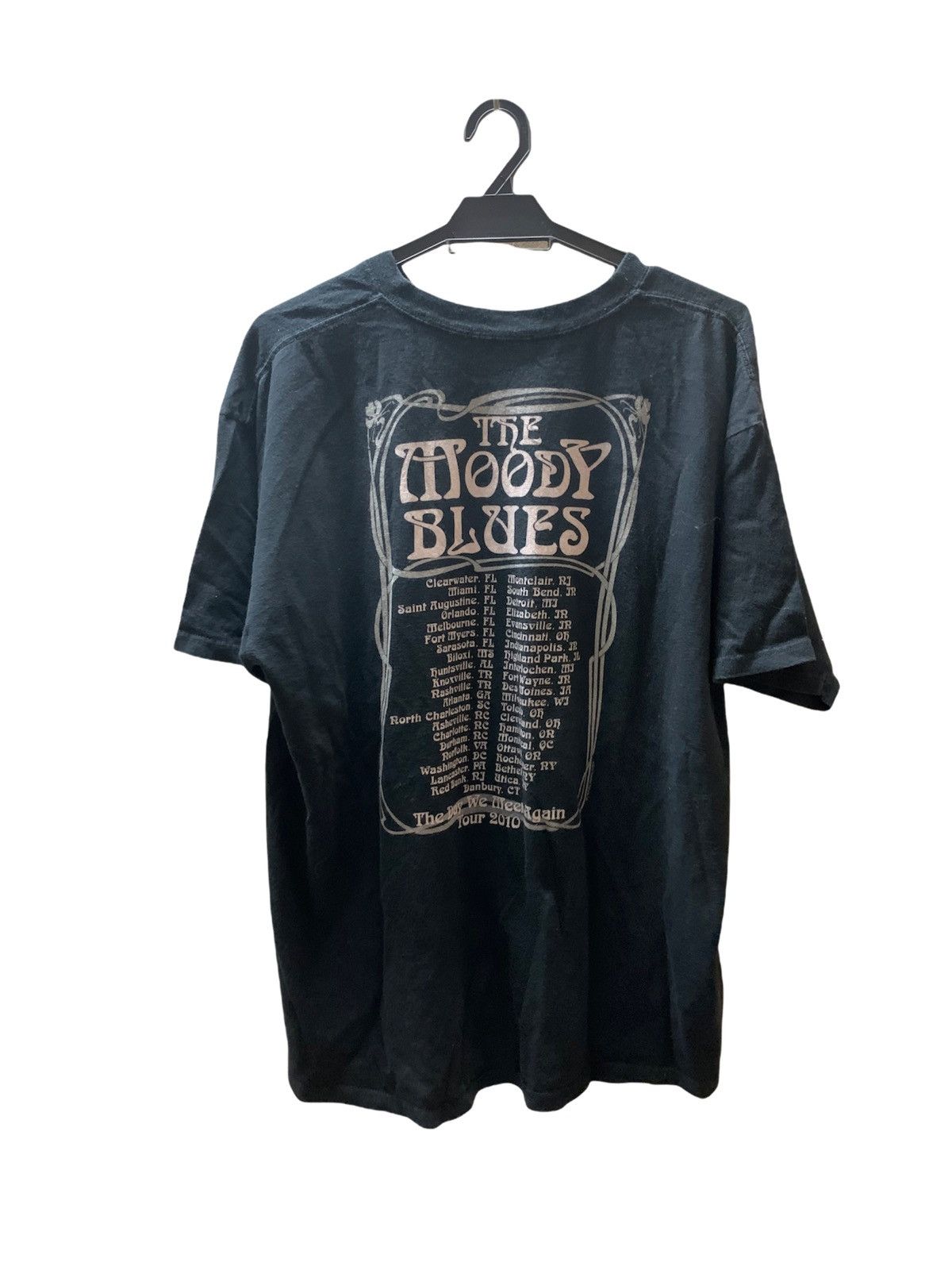 Band Tees Vintage The Moody Blues Tour 2010 T Shirt Size US XL / EU 56 / 4 - 2 Thumbnail
