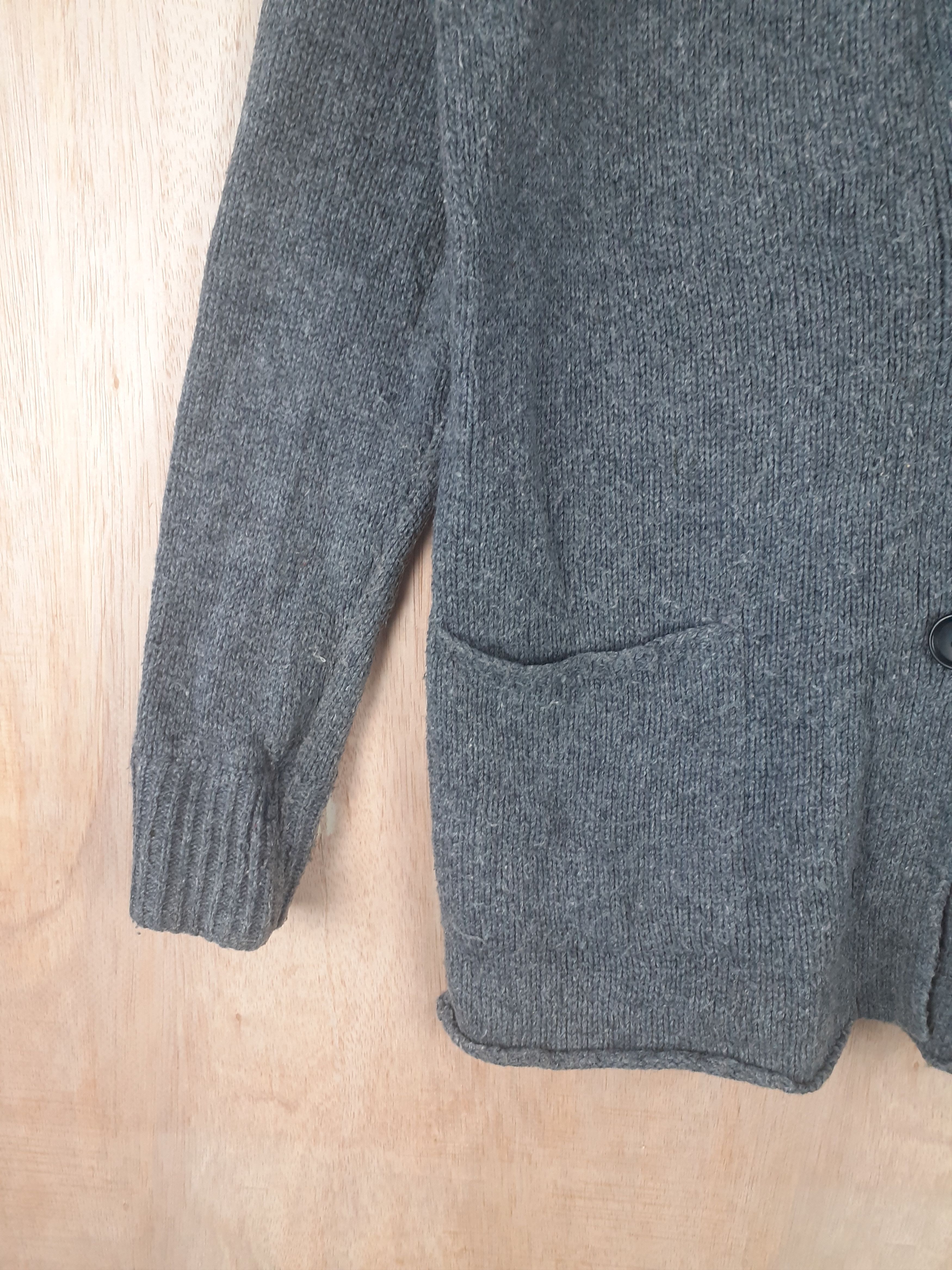 Japanese Brand Uniqlo japan gray cardigan knitwear hoodies #3077 Size M / US 6-8 / IT 42-44 - 3 Thumbnail