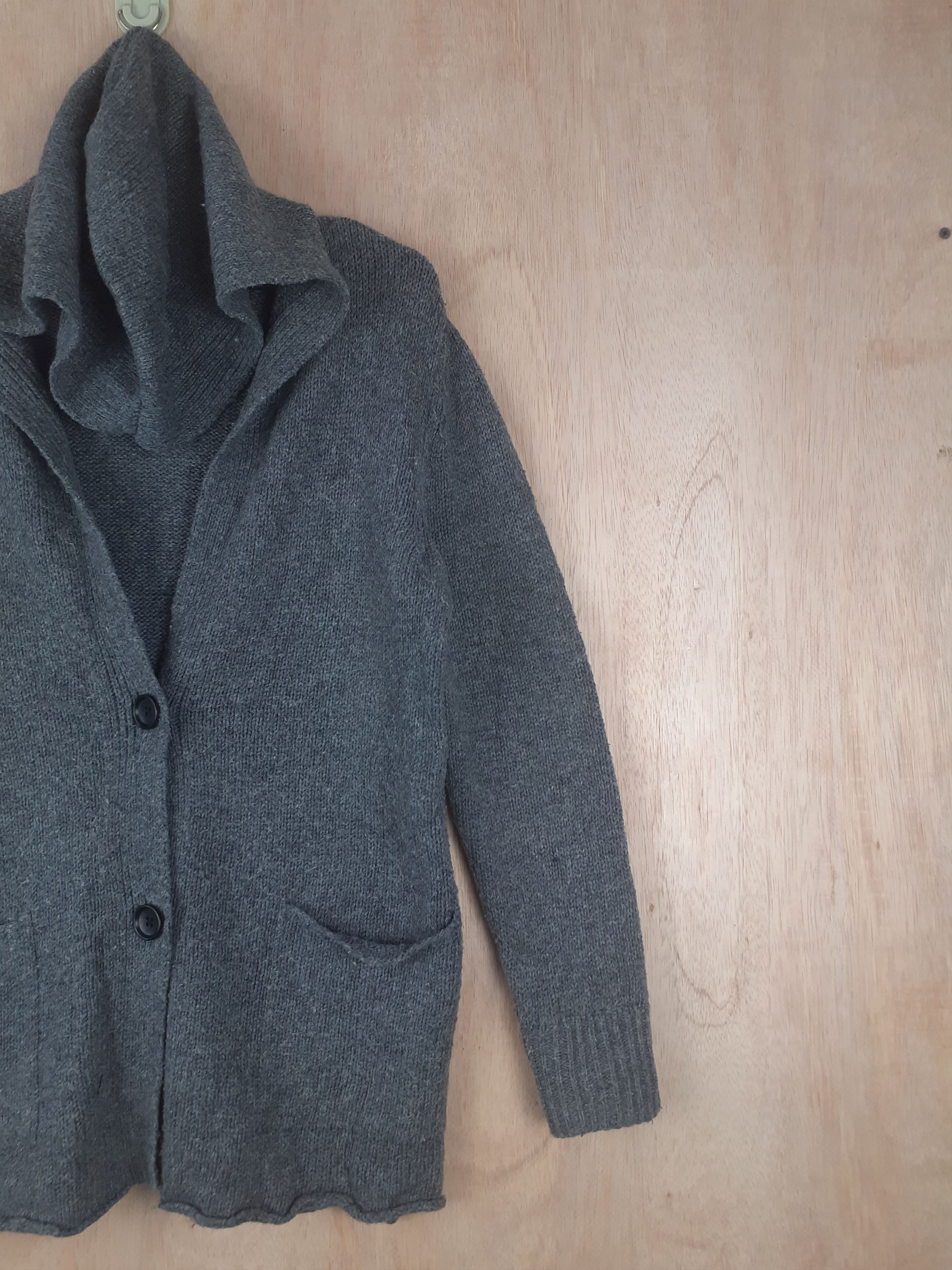 Japanese Brand Uniqlo japan gray cardigan knitwear hoodies #3077 Size M / US 6-8 / IT 42-44 - 6 Thumbnail