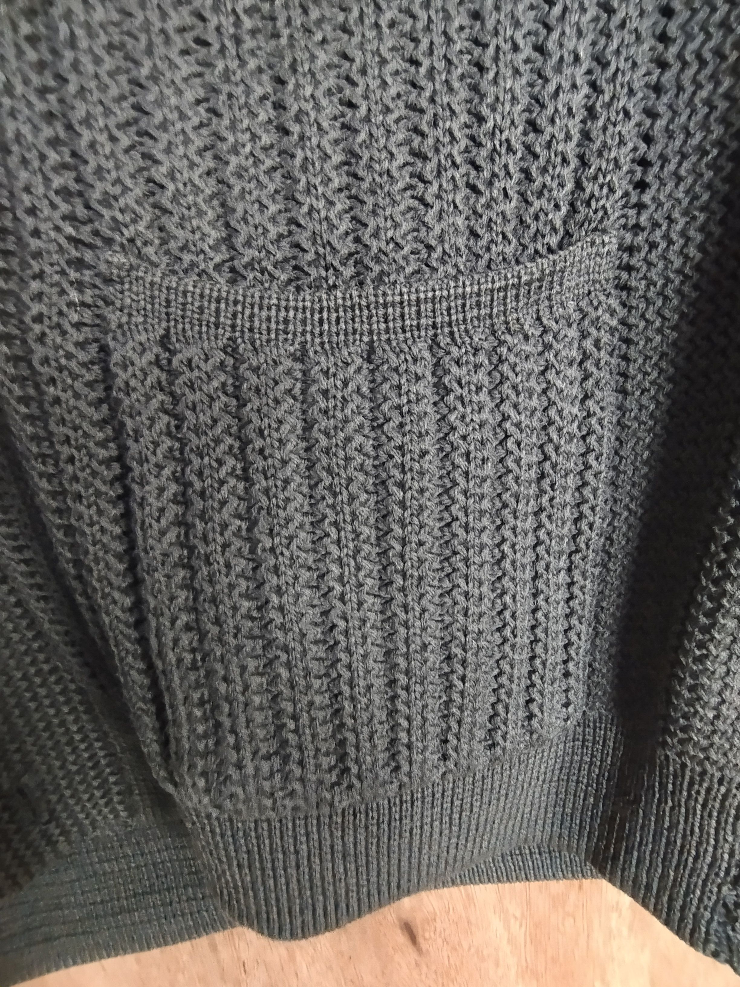 Vintage Cross GX black knitwear cardigan japan #S030 Size US L / EU 52-54 / 3 - 9 Thumbnail