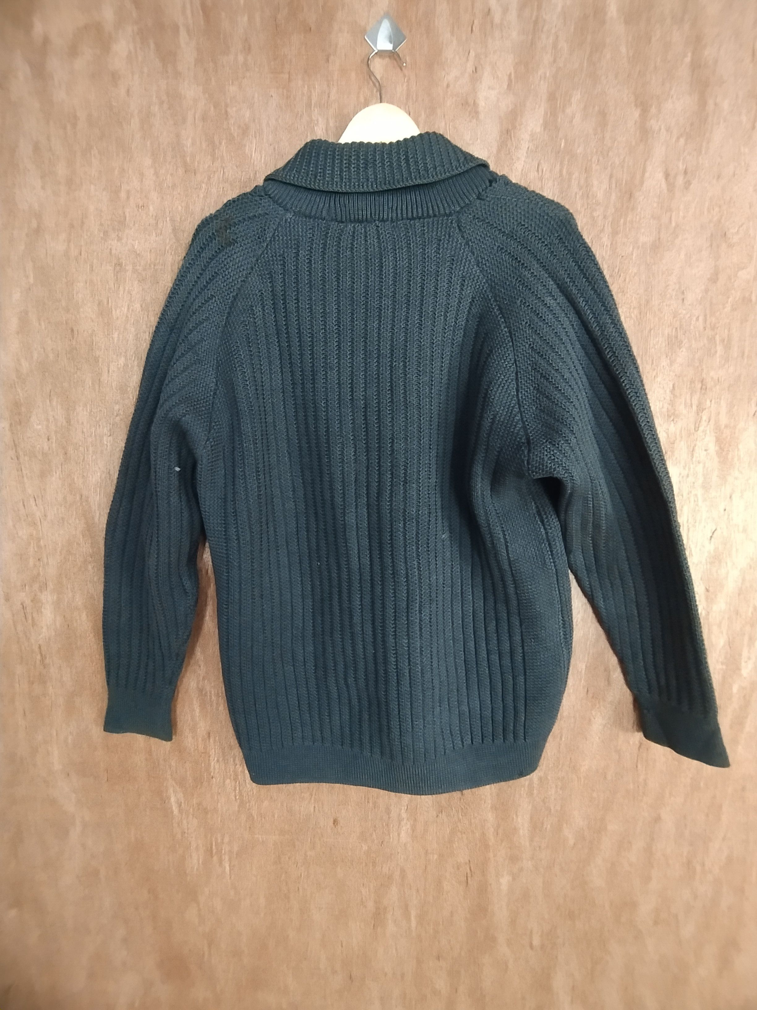 Vintage Cross GX black knitwear cardigan japan #S030 Size US L / EU 52-54 / 3 - 15 Thumbnail