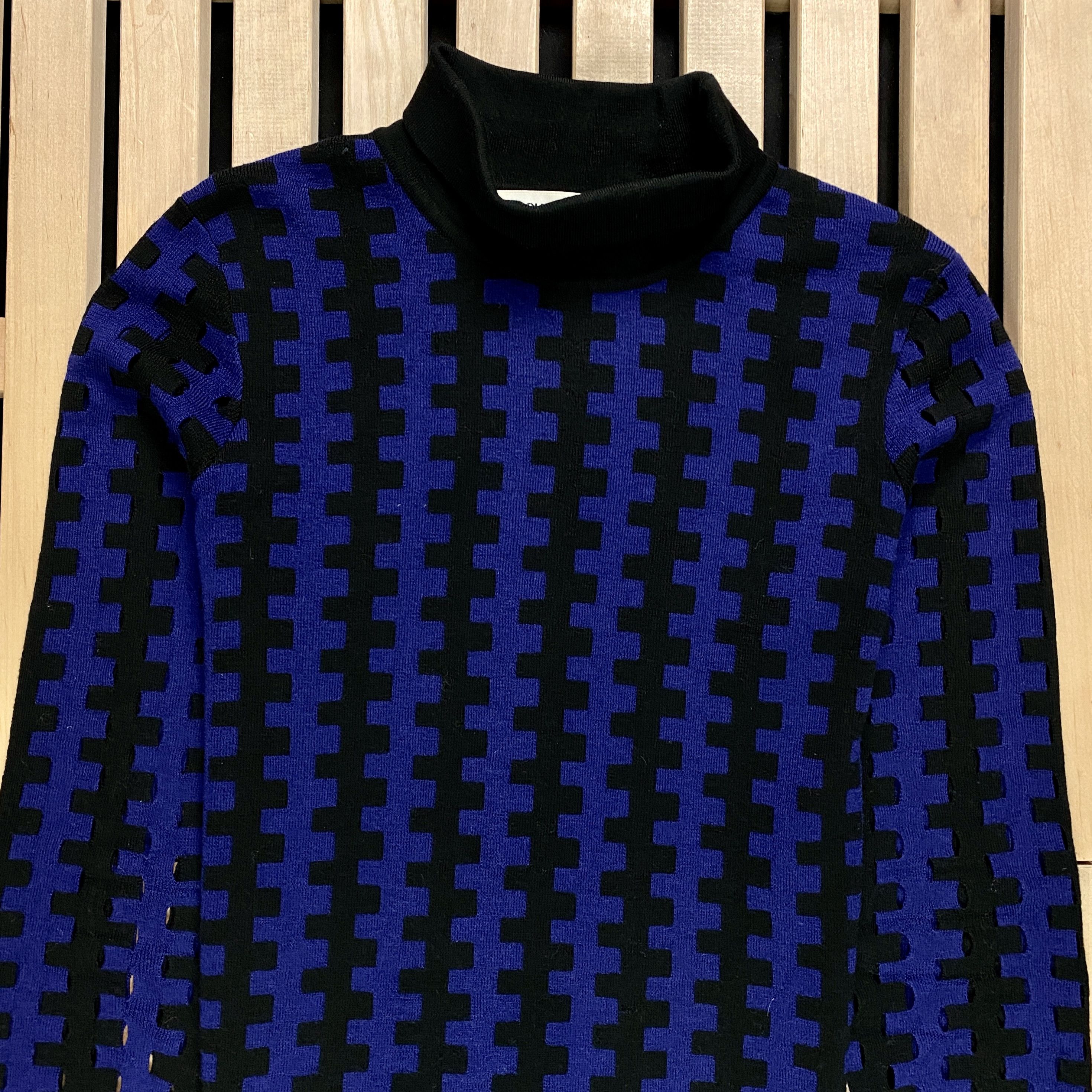 Dries Van Noten Womens Wool Dress Diane von Furstenberg Size L Long Sleeve Size L / US 10 / IT 46 - 2 Thumbnail