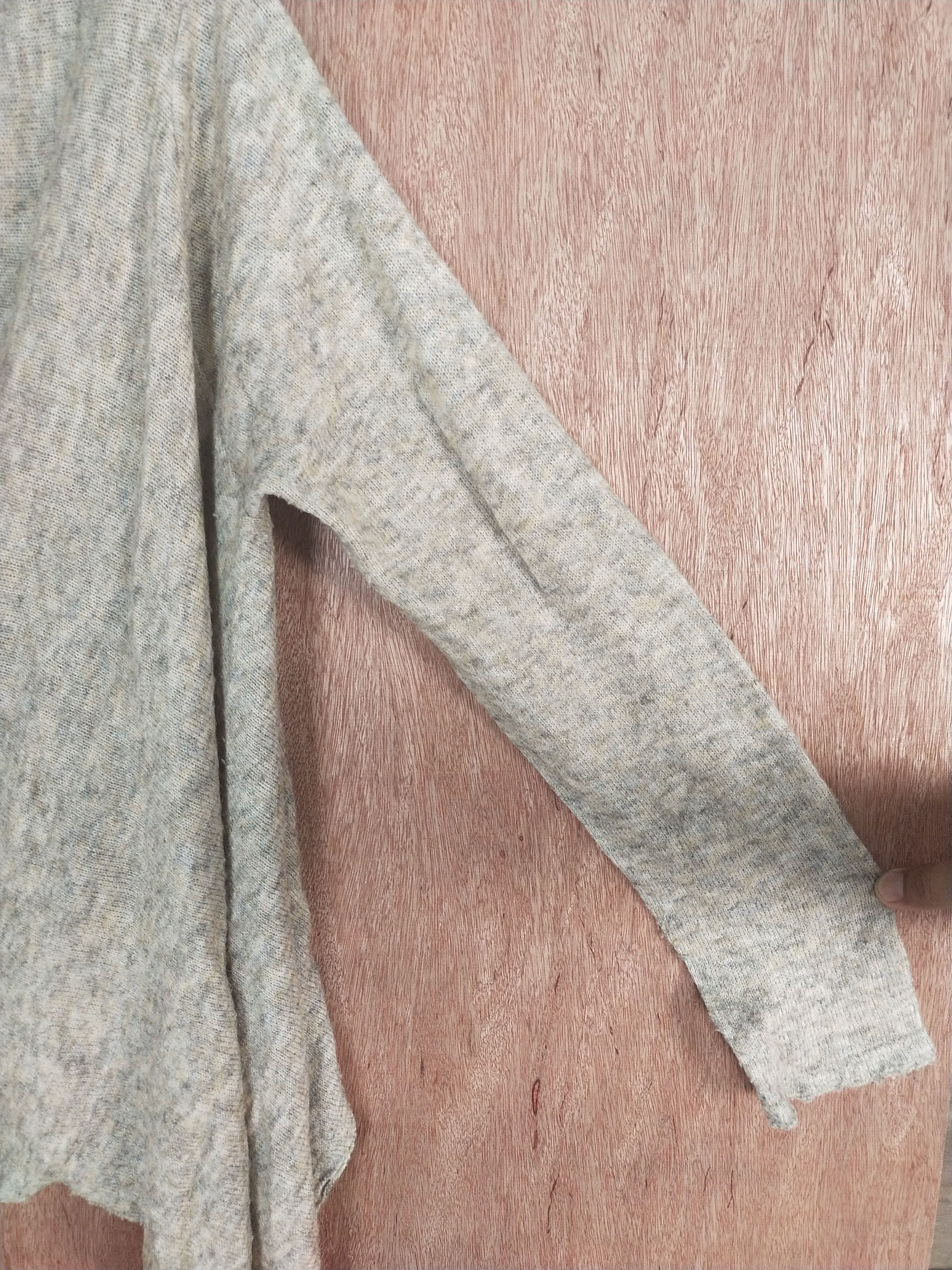 Hypebeast Pou dou dou gray plain knitwear cardigan #S015 Size US L / EU 52-54 / 3 - 5 Thumbnail