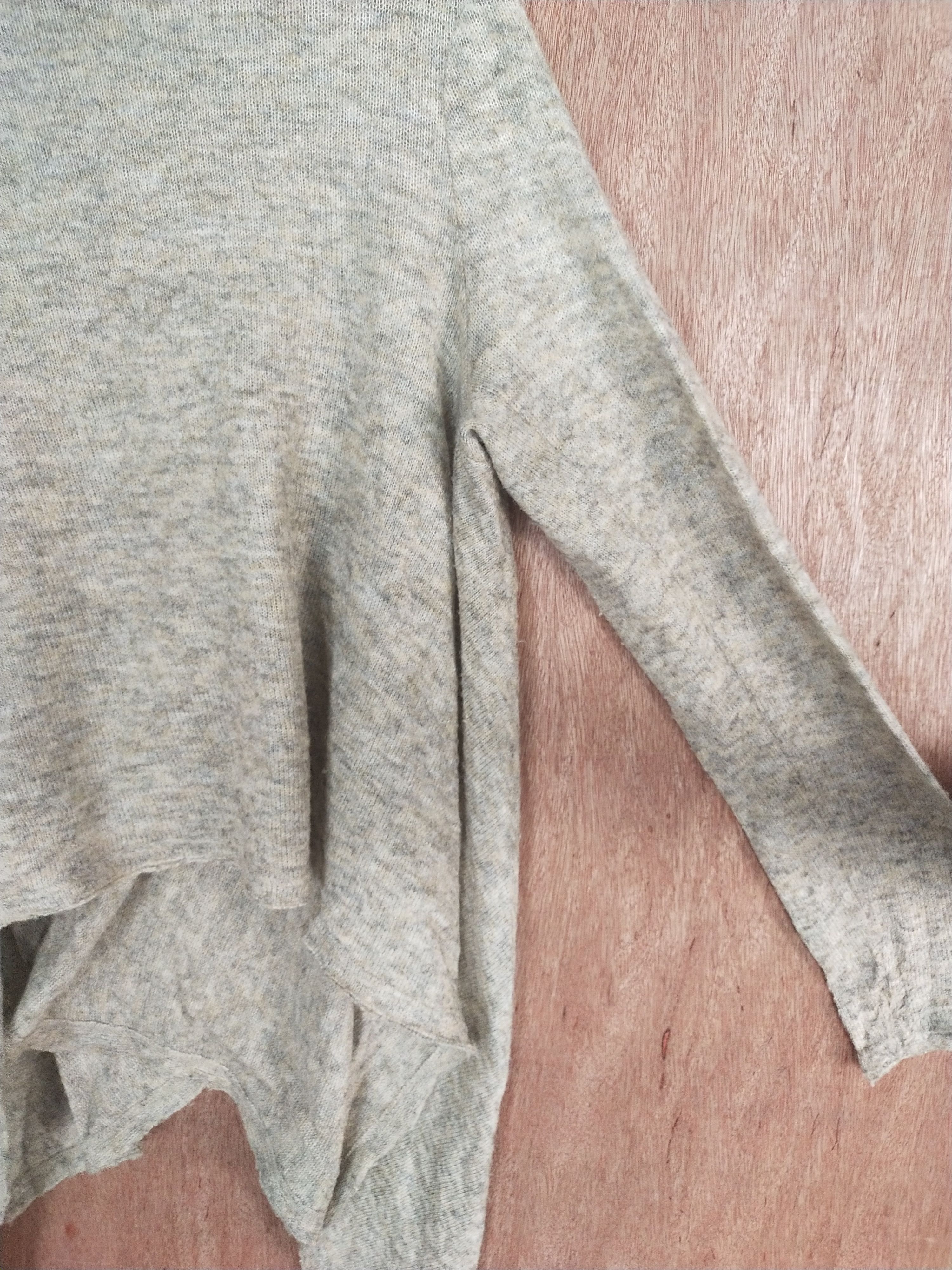 Hypebeast Pou dou dou gray plain knitwear cardigan #S015 Size US L / EU 52-54 / 3 - 7 Thumbnail