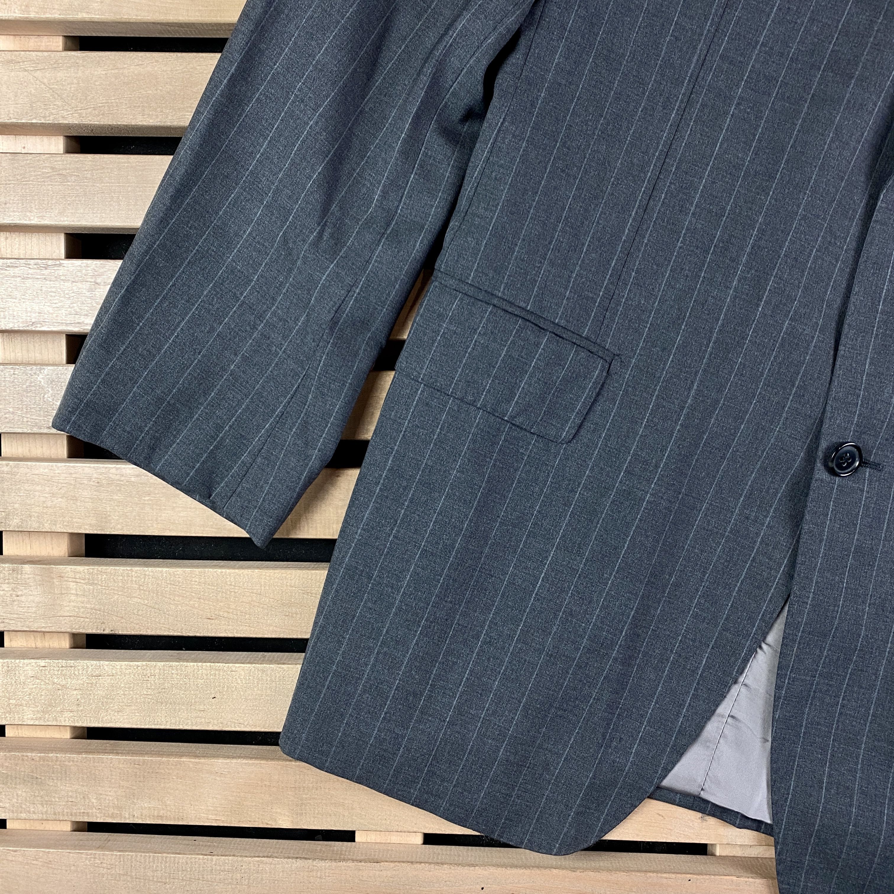 Suitsupply Mens Wool Blazer Jacket Suitsupply Size L/102 Gray Size 52R - 3 Thumbnail