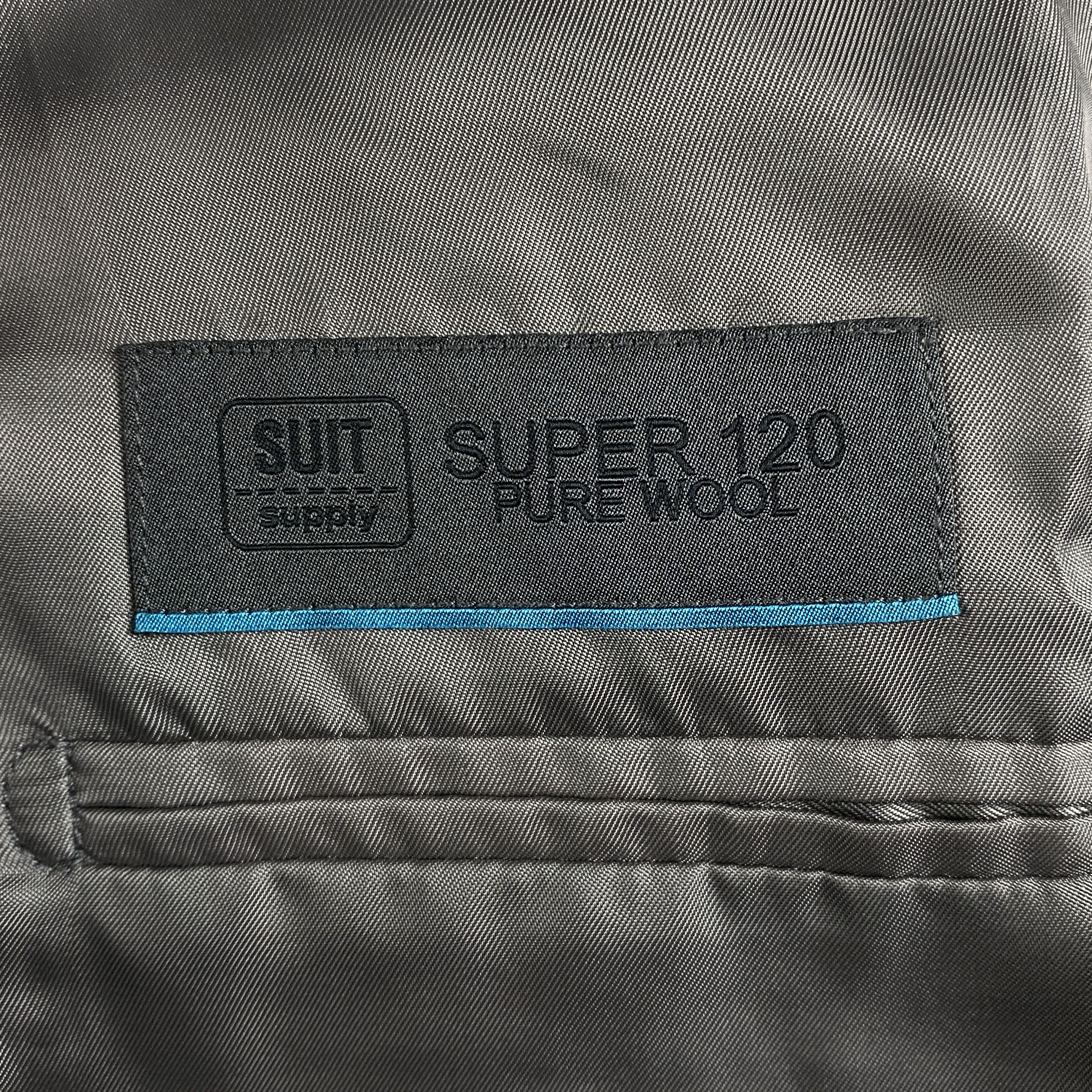 Suitsupply Mens Wool Blazer Jacket Suitsupply Size L/102 Gray Size 52R - 5 Thumbnail