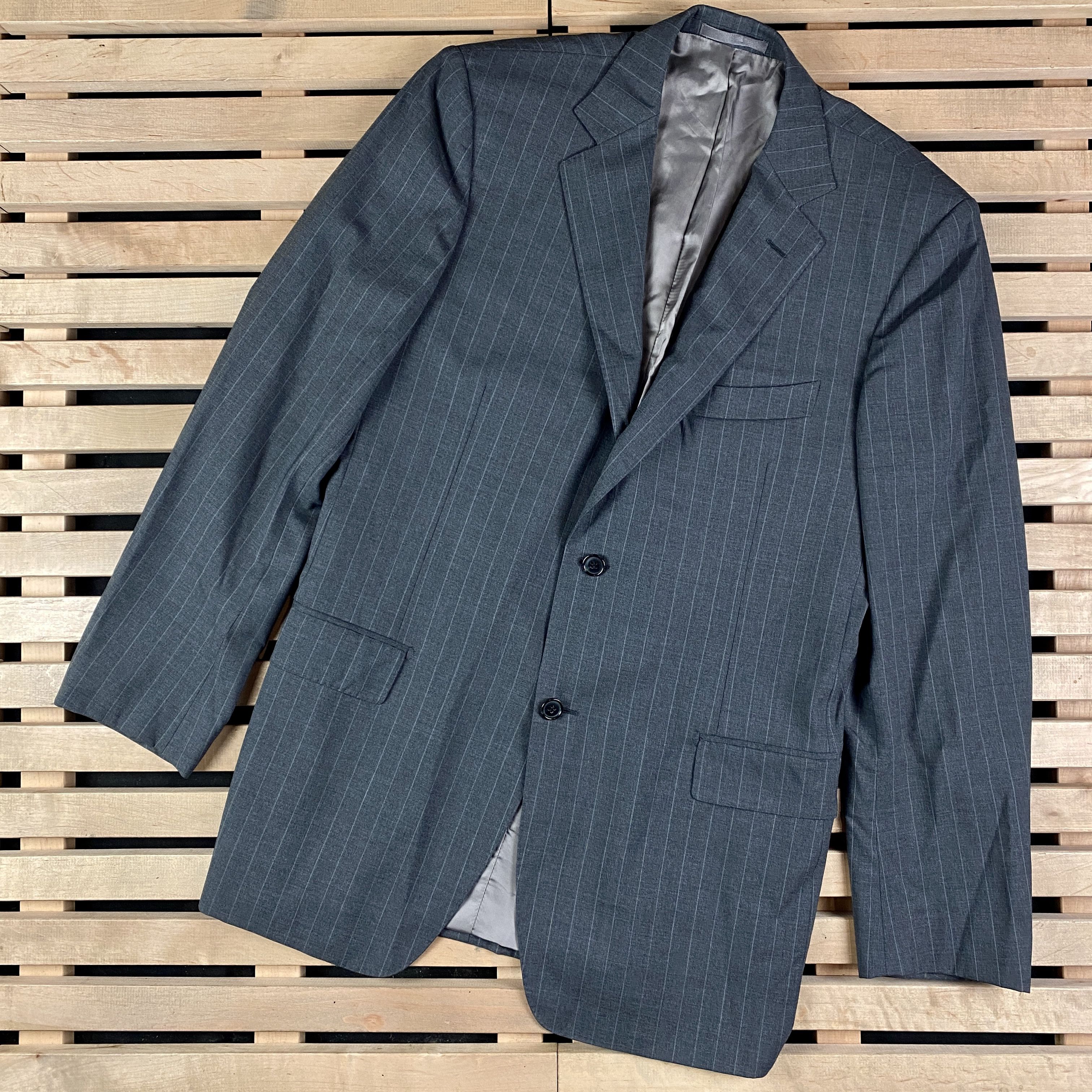 Suitsupply Mens Wool Blazer Jacket Suitsupply Size L/102 Gray Size 52R - 1 Thumbnail