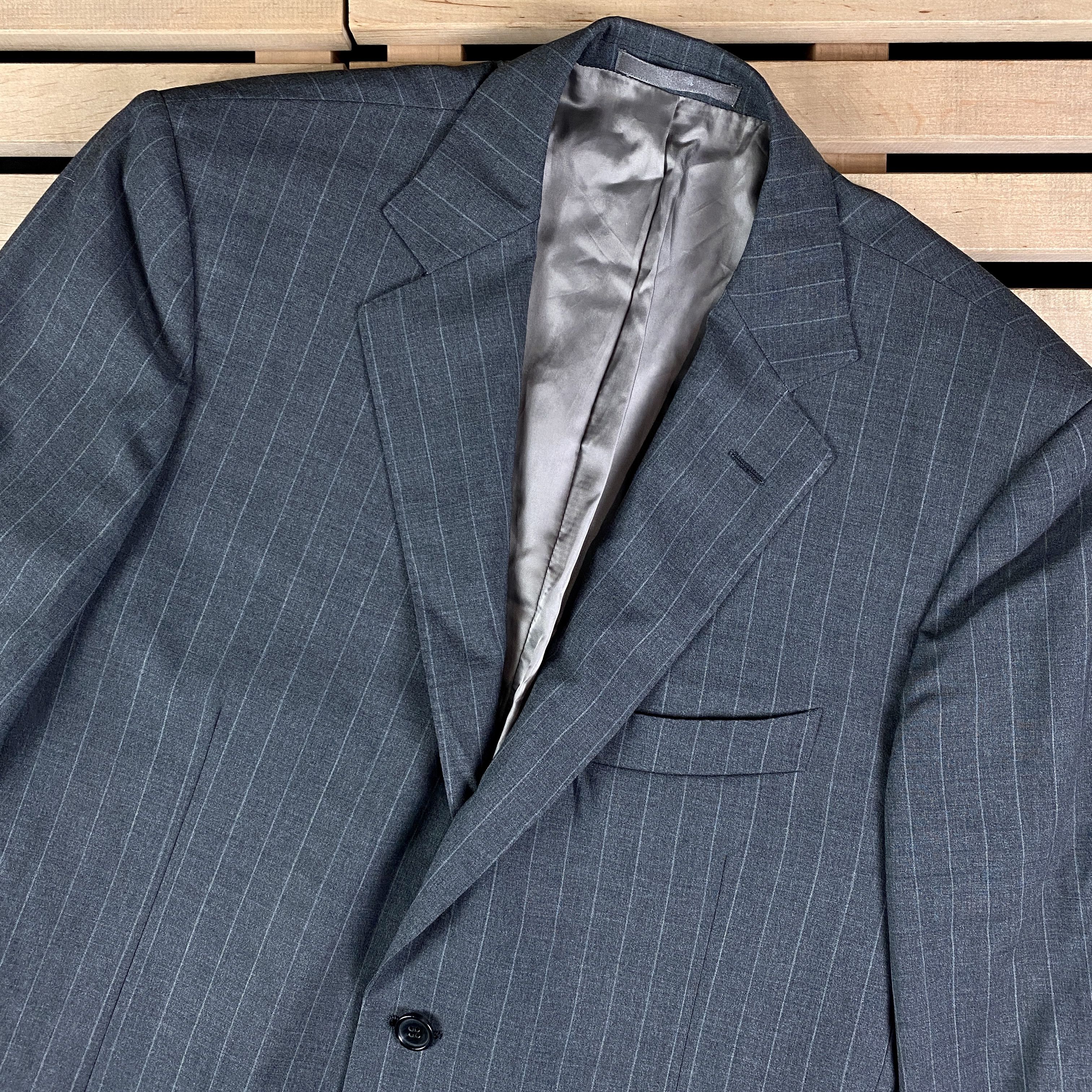 Suitsupply Mens Wool Blazer Jacket Suitsupply Size L/102 Gray Size 52R - 2 Thumbnail