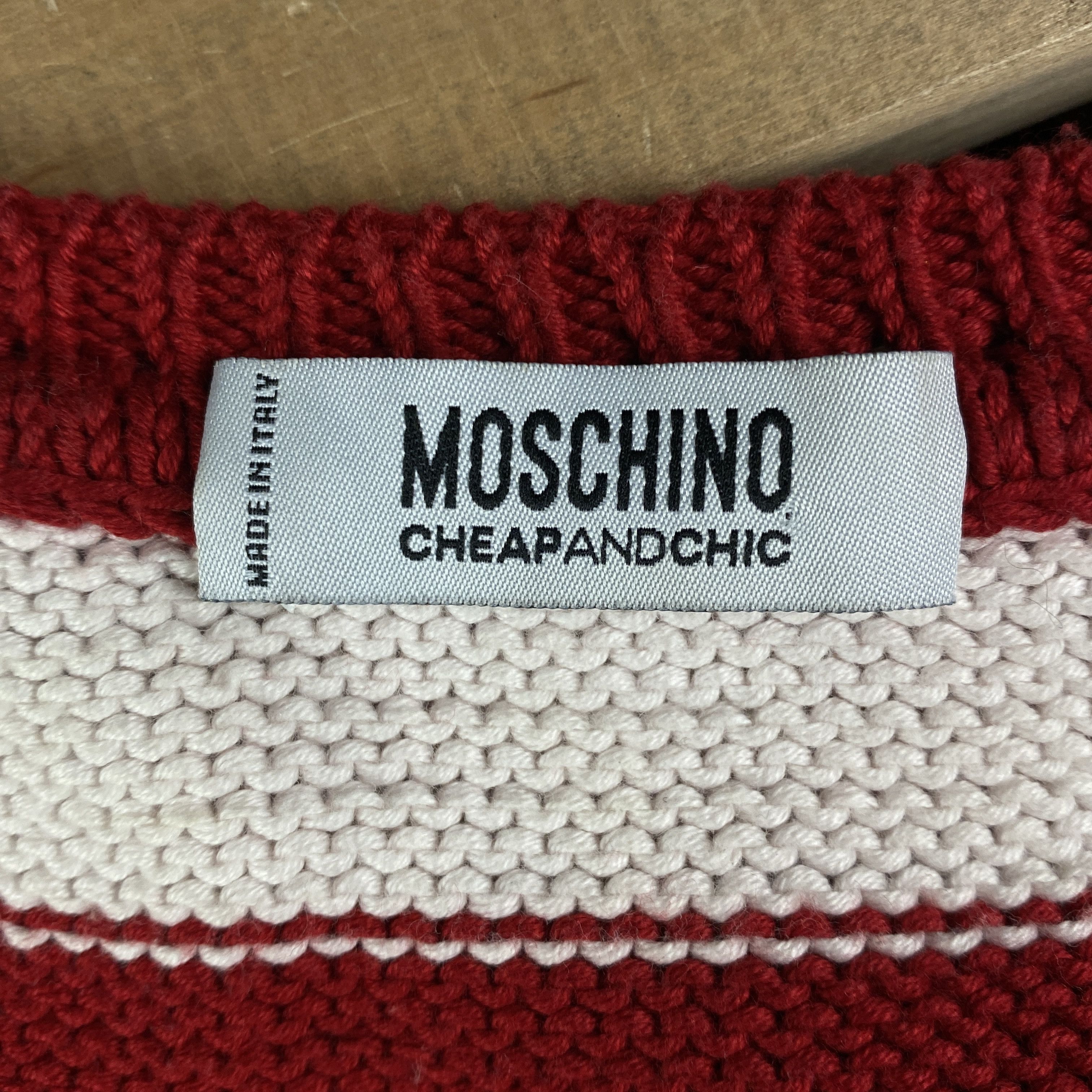 Moschino Womens Top T Shirt Moschino Cheapandchic Size UK 14 US 12 Size XL / US 12-14 / IT 48-50 - 4 Thumbnail