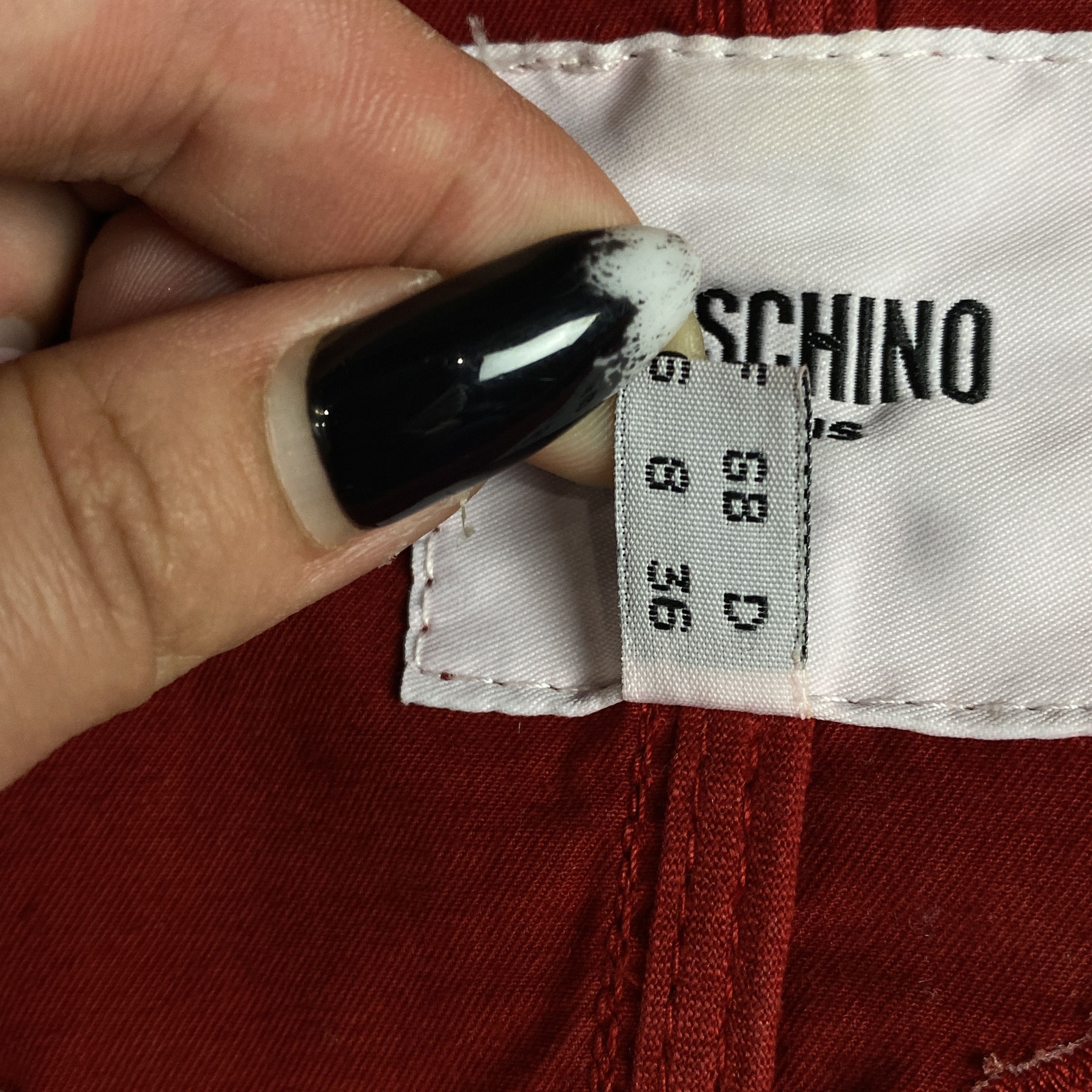 Moschino Womens Blazer Basic Jacket Moschino Size UK 8 US 4 Red Size S / US 4 / IT 40 - 7 Thumbnail
