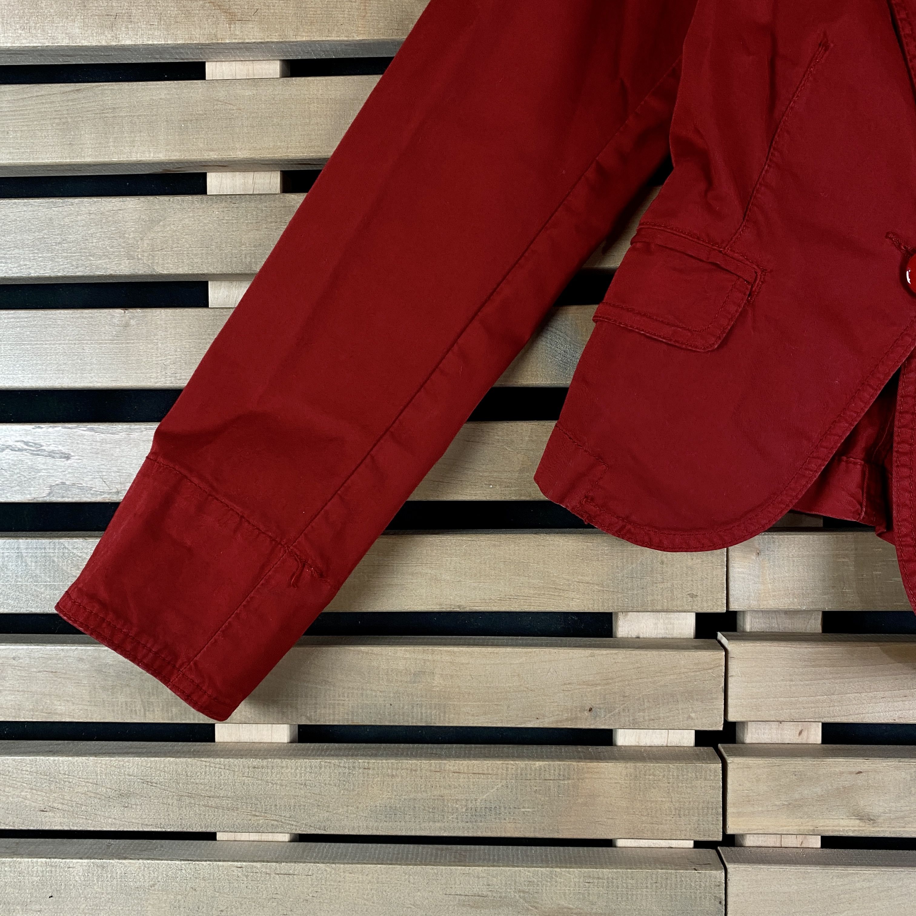 Moschino Womens Blazer Basic Jacket Moschino Size UK 8 US 4 Red Size S / US 4 / IT 40 - 3 Thumbnail