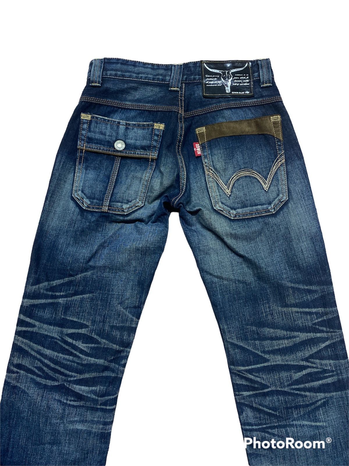 Edwin × Japanese Brand Japan Edwin Flash Grunge Bush Pocket Jeans Size US 29 - 4 Thumbnail