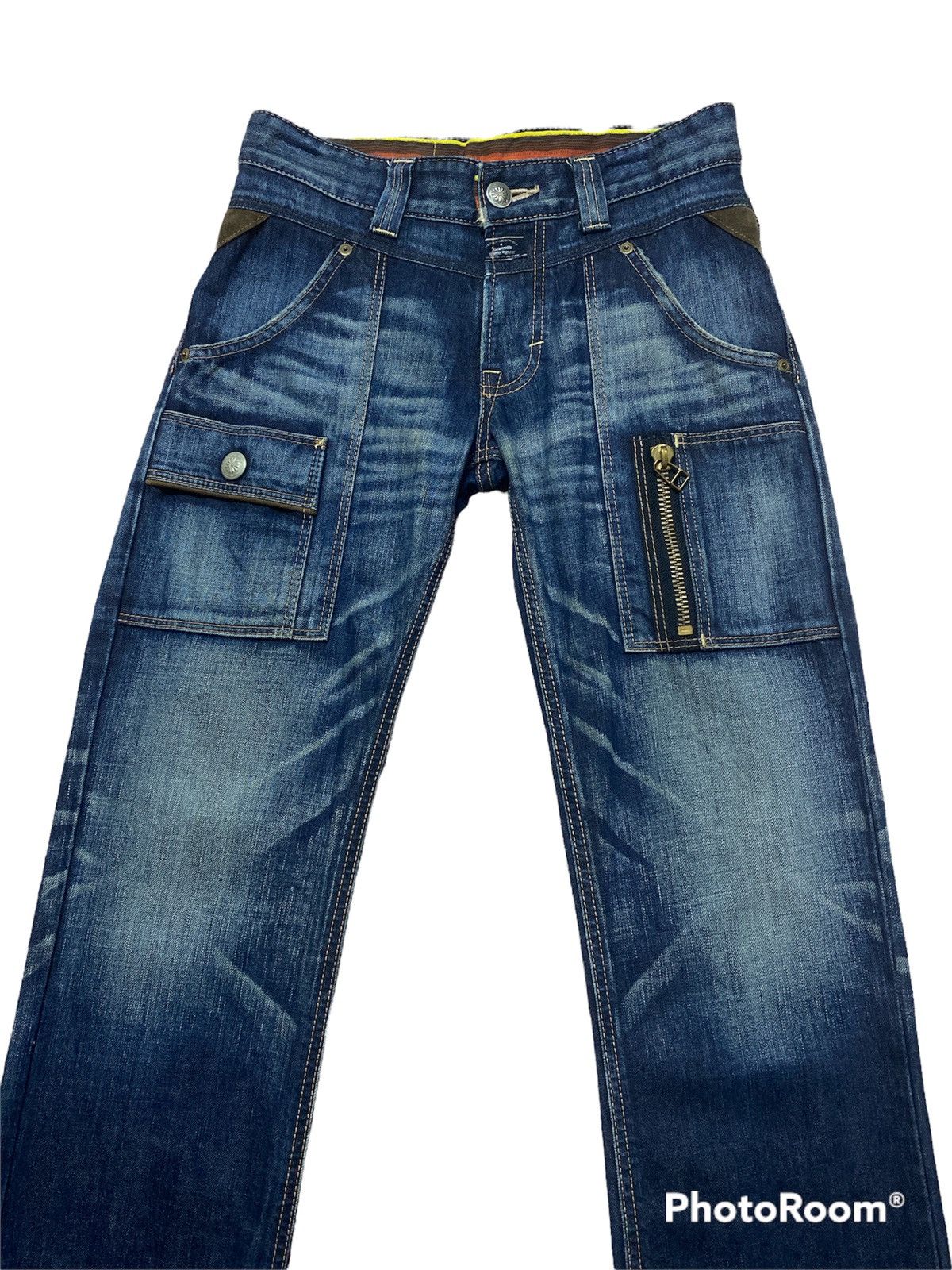Edwin × Japanese Brand Japan Edwin Flash Grunge Bush Pocket Jeans Size US 29 - 2 Thumbnail