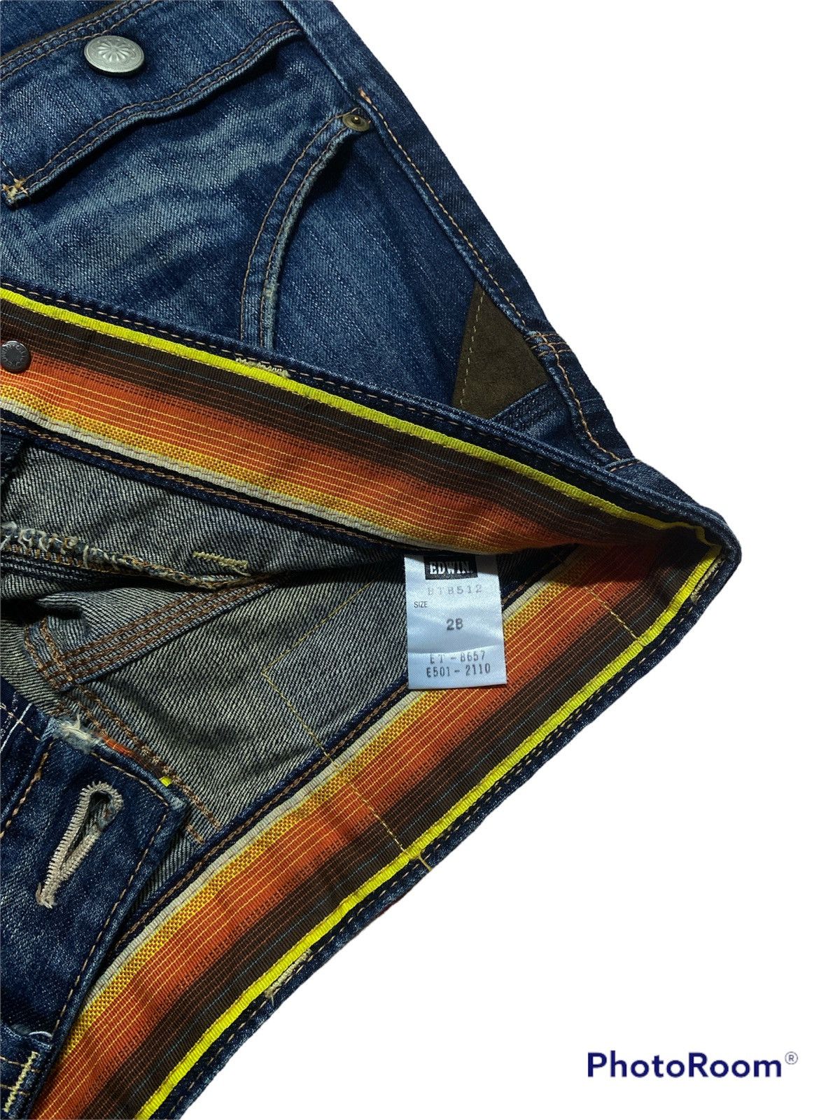 Edwin × Japanese Brand Japan Edwin Flash Grunge Bush Pocket Jeans Size US 29 - 5 Thumbnail