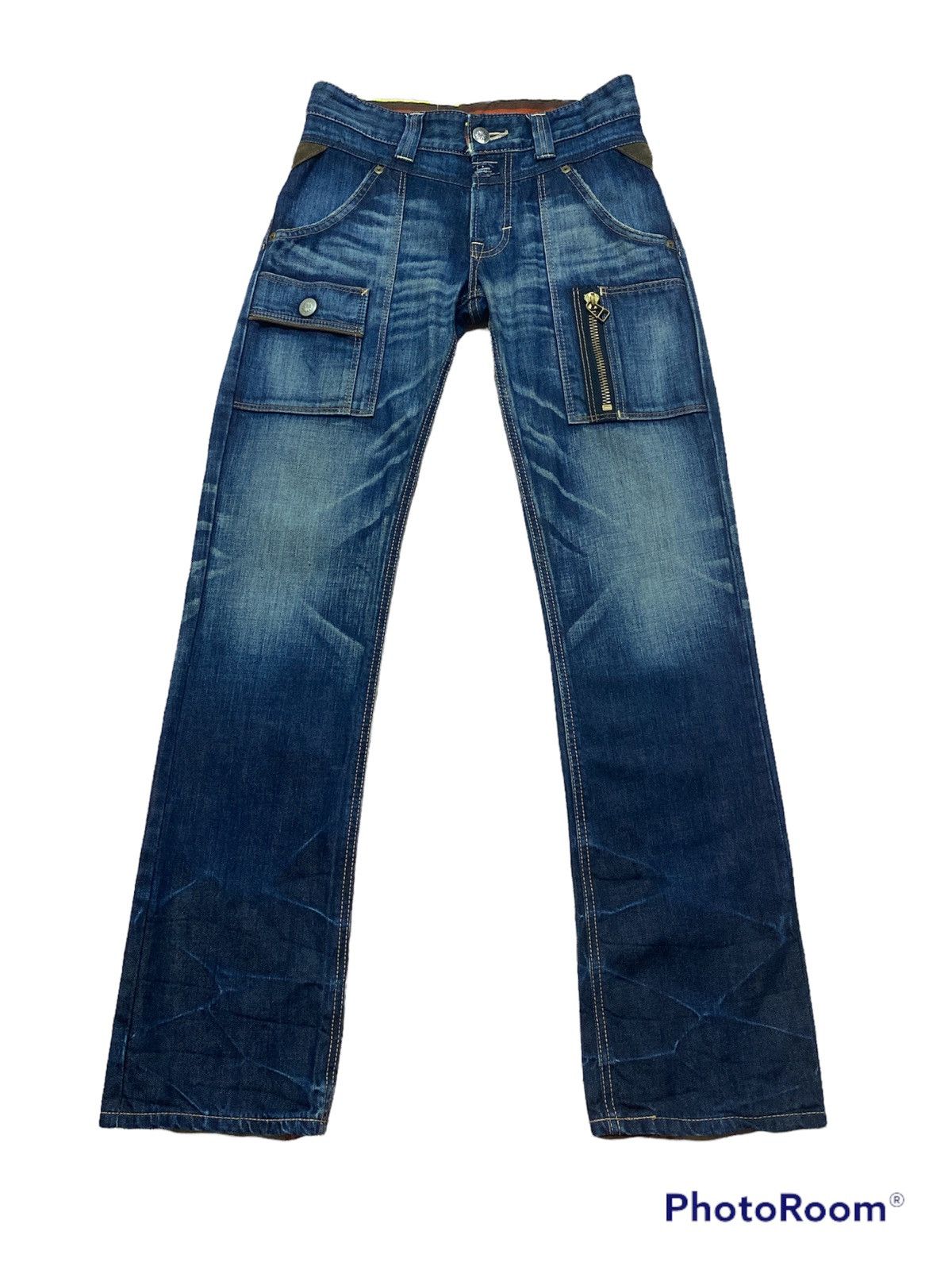 Edwin × Japanese Brand Japan Edwin Flash Grunge Bush Pocket Jeans Size US 29 - 1 Thumbnail