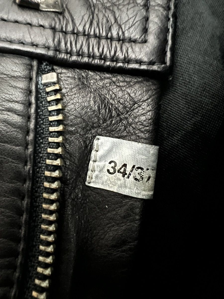 RRL Ralph Lauren Genuine Leather Jean Pants Size US 32 / EU 48 - 9 Thumbnail