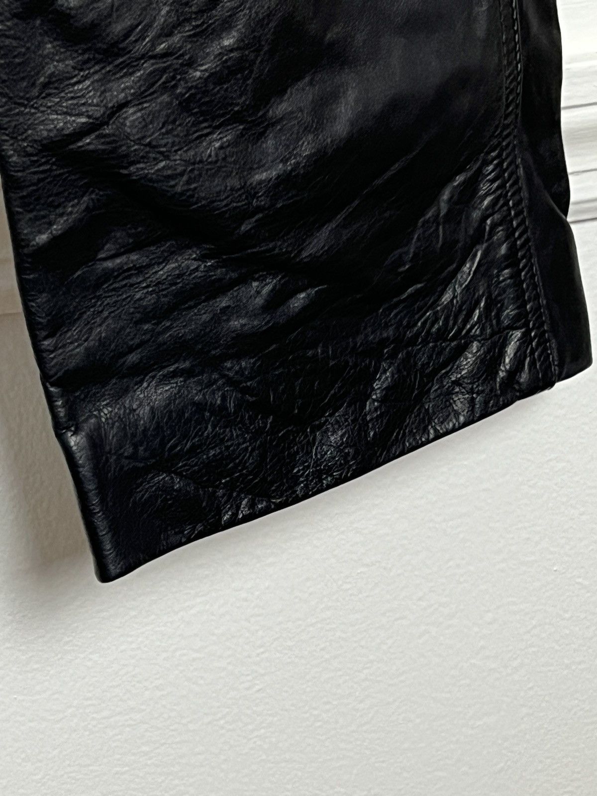 RRL Ralph Lauren Genuine Leather Jean Pants Size US 32 / EU 48 - 4 Thumbnail
