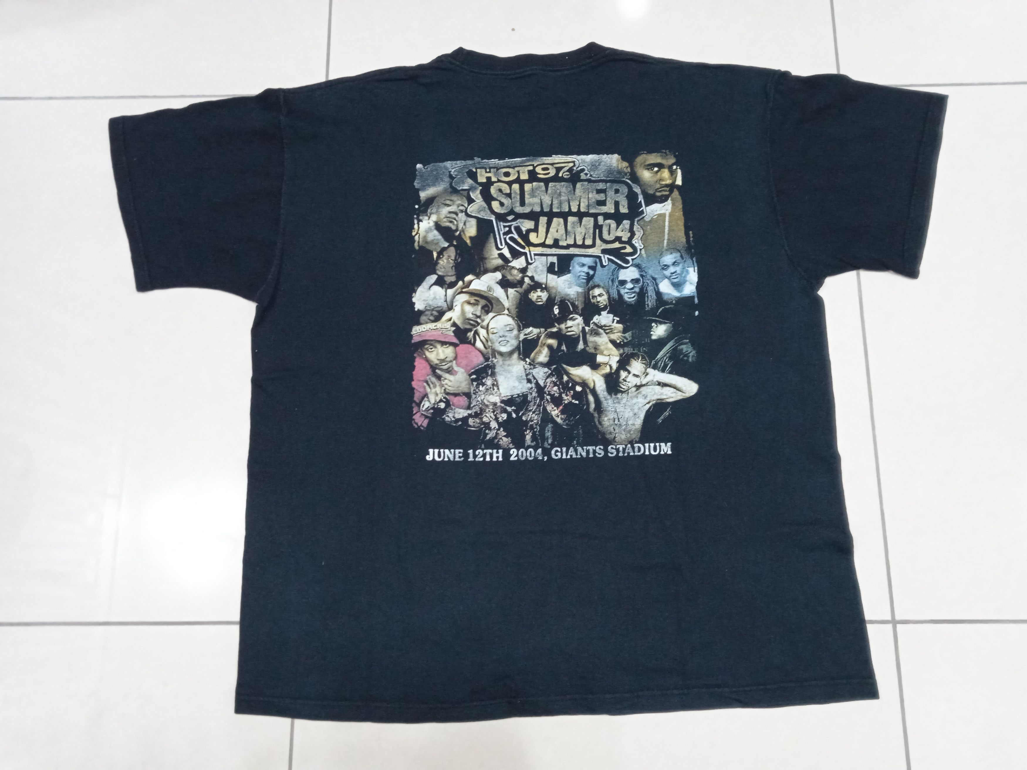 Rap Tees Vintage 00s Hot 97 Summer Jam 2004 Rap Tees Kanye Size US XL / EU 56 / 4 - 2 Thumbnail