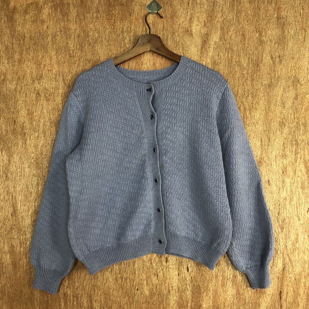 Japanese Brand DLL Japan Brand Purple Cardigan vintage streetwear #c603 Size US S / EU 44-46 / 1 - 3 Thumbnail