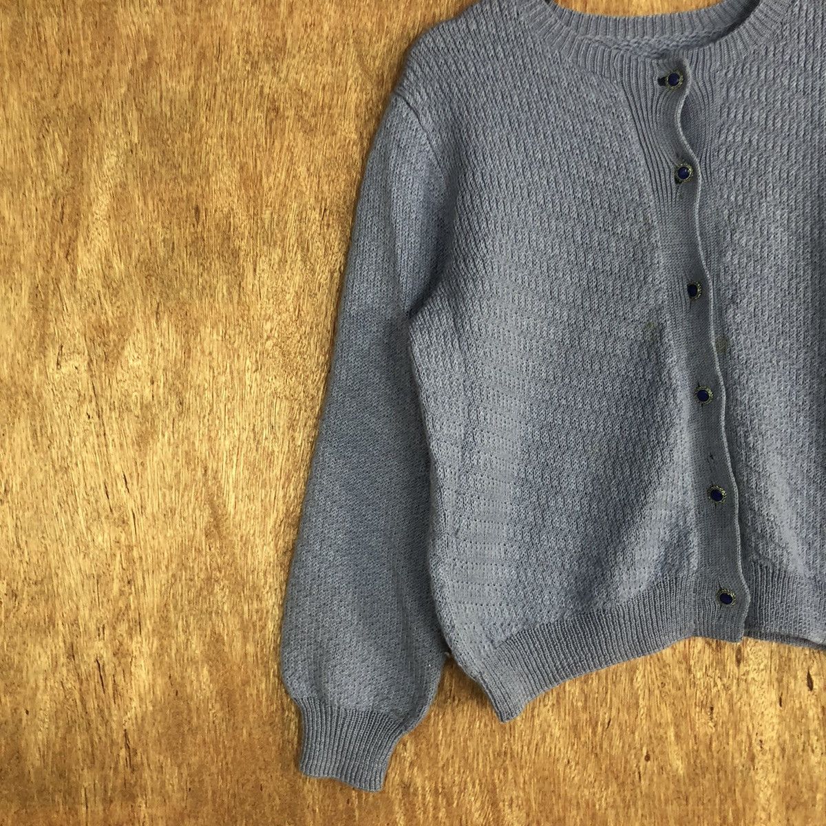 Japanese Brand DLL Japan Brand Purple Cardigan vintage streetwear #c603 Size US S / EU 44-46 / 1 - 7 Thumbnail