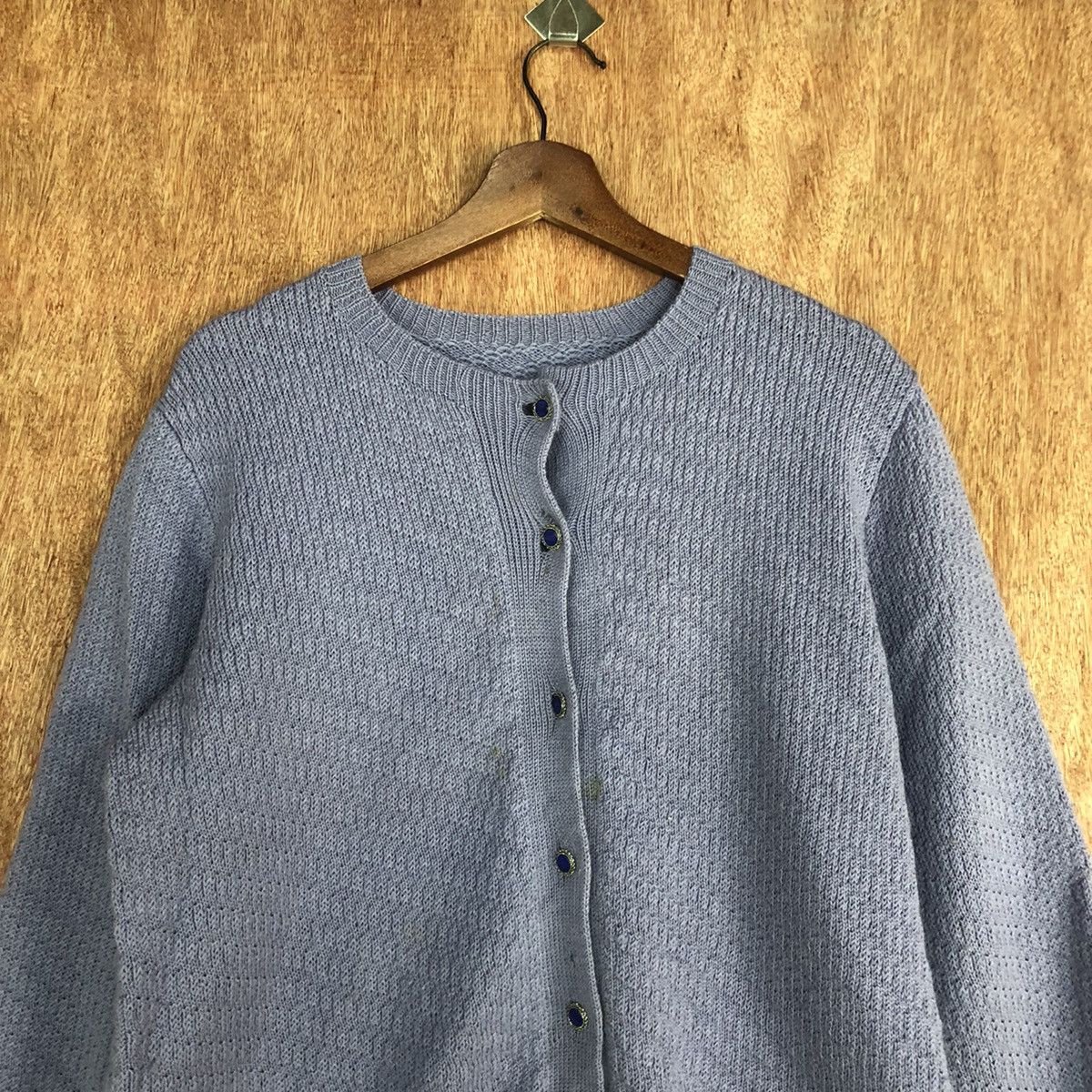 Japanese Brand DLL Japan Brand Purple Cardigan vintage streetwear #c603 Size US S / EU 44-46 / 1 - 2 Thumbnail