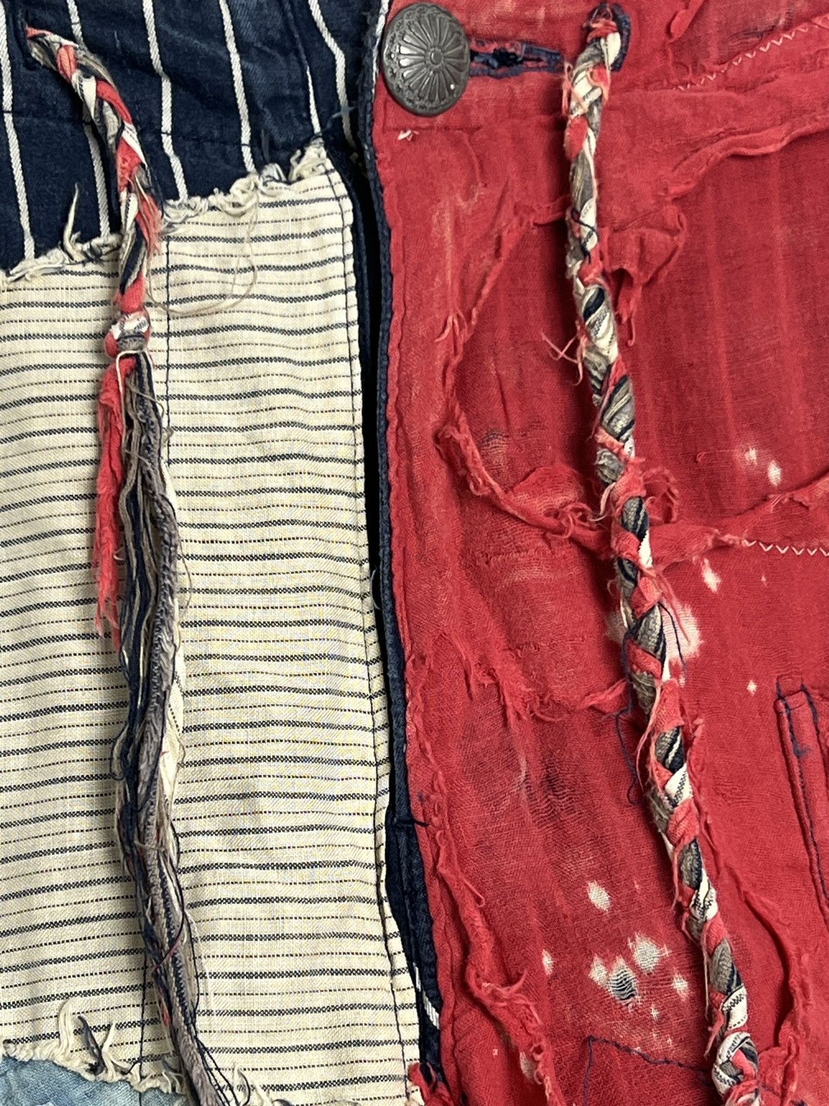 Kapital Kountry Laundry Boro Patchwork Repaired Shorts Size US 28 / EU 44 - 5 Thumbnail