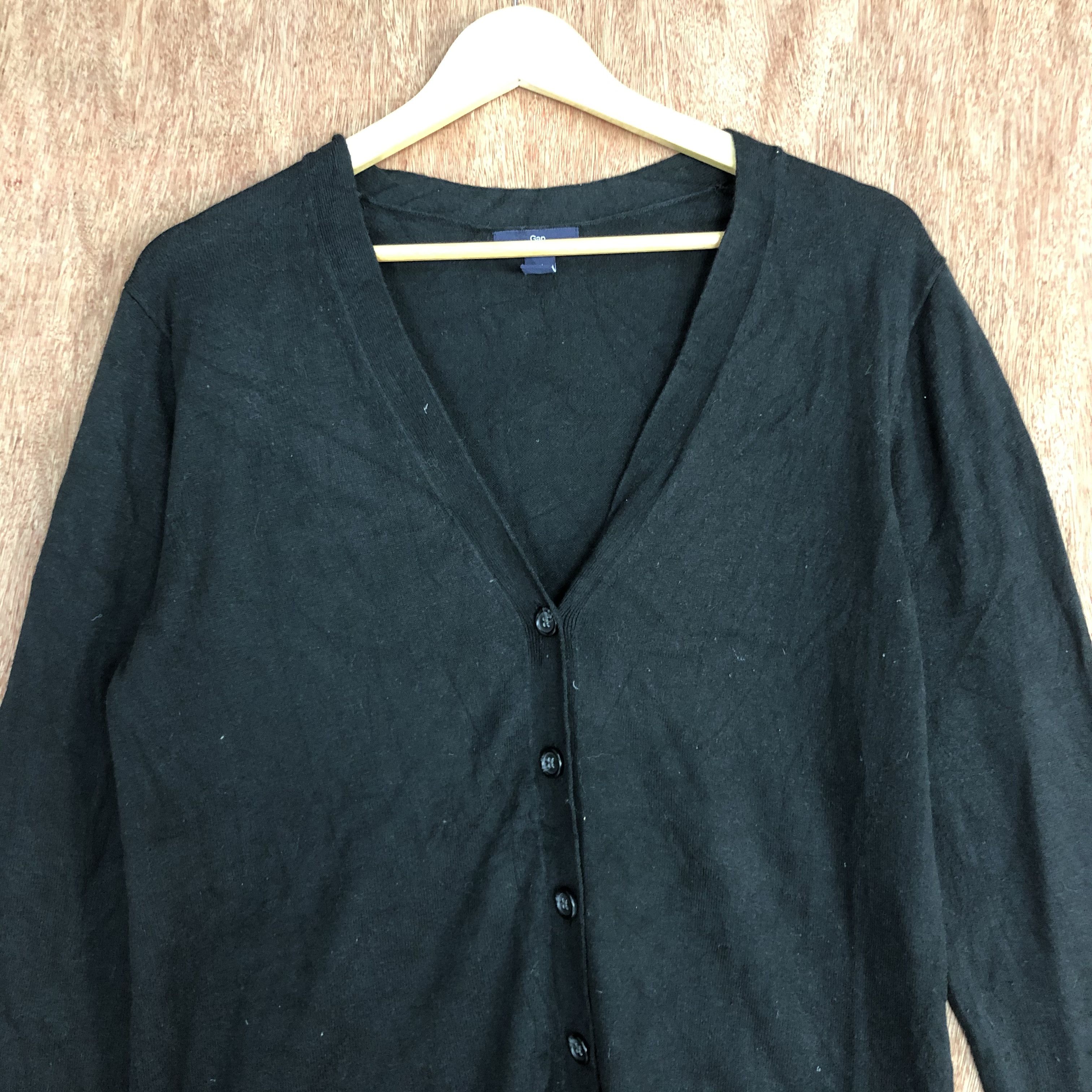 Gap Gap Black Cardigan knitwear #c444 Size US M / EU 48-50 / 2 - 8 Thumbnail
