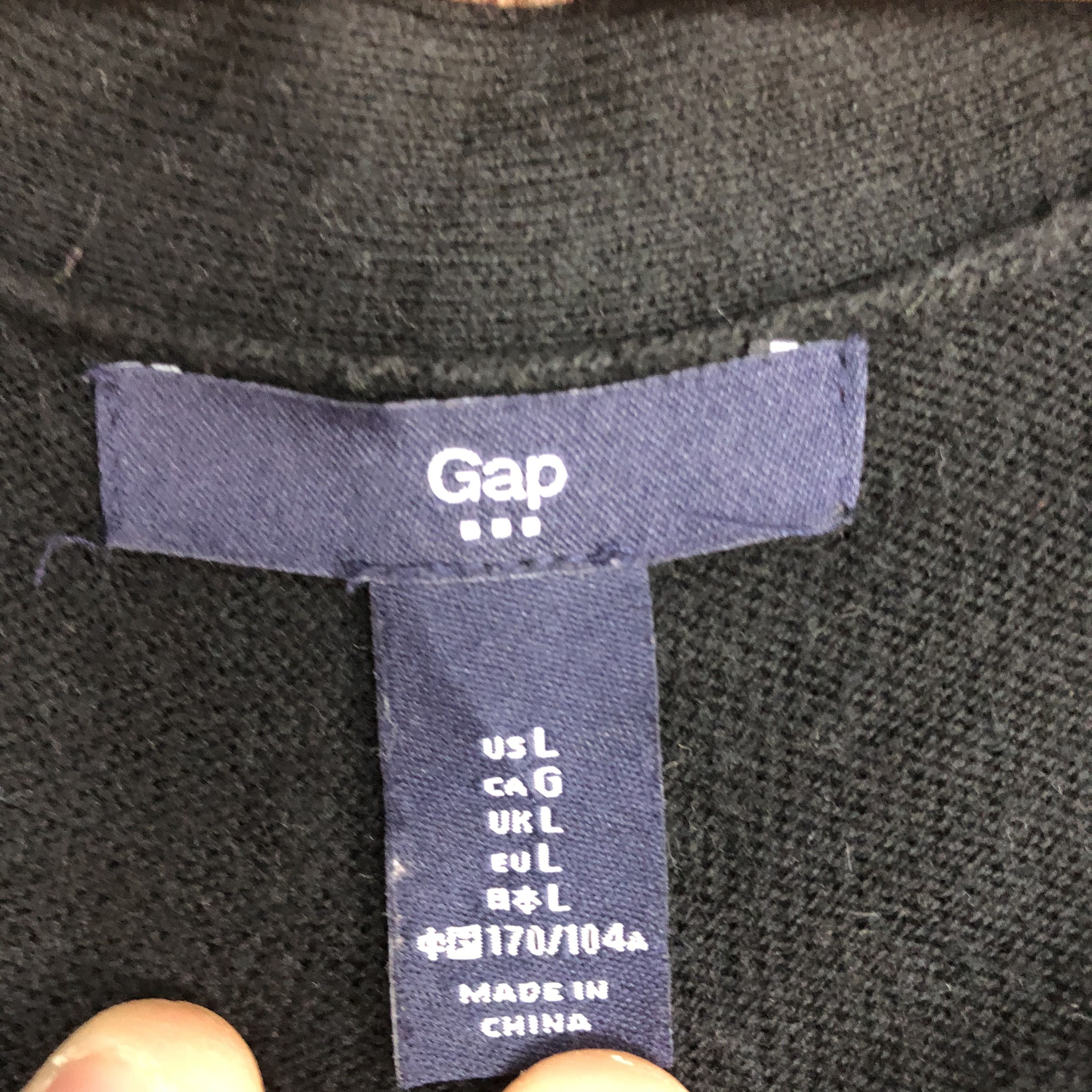 Gap Gap Black Cardigan knitwear #c444 Size US M / EU 48-50 / 2 - 9 Thumbnail