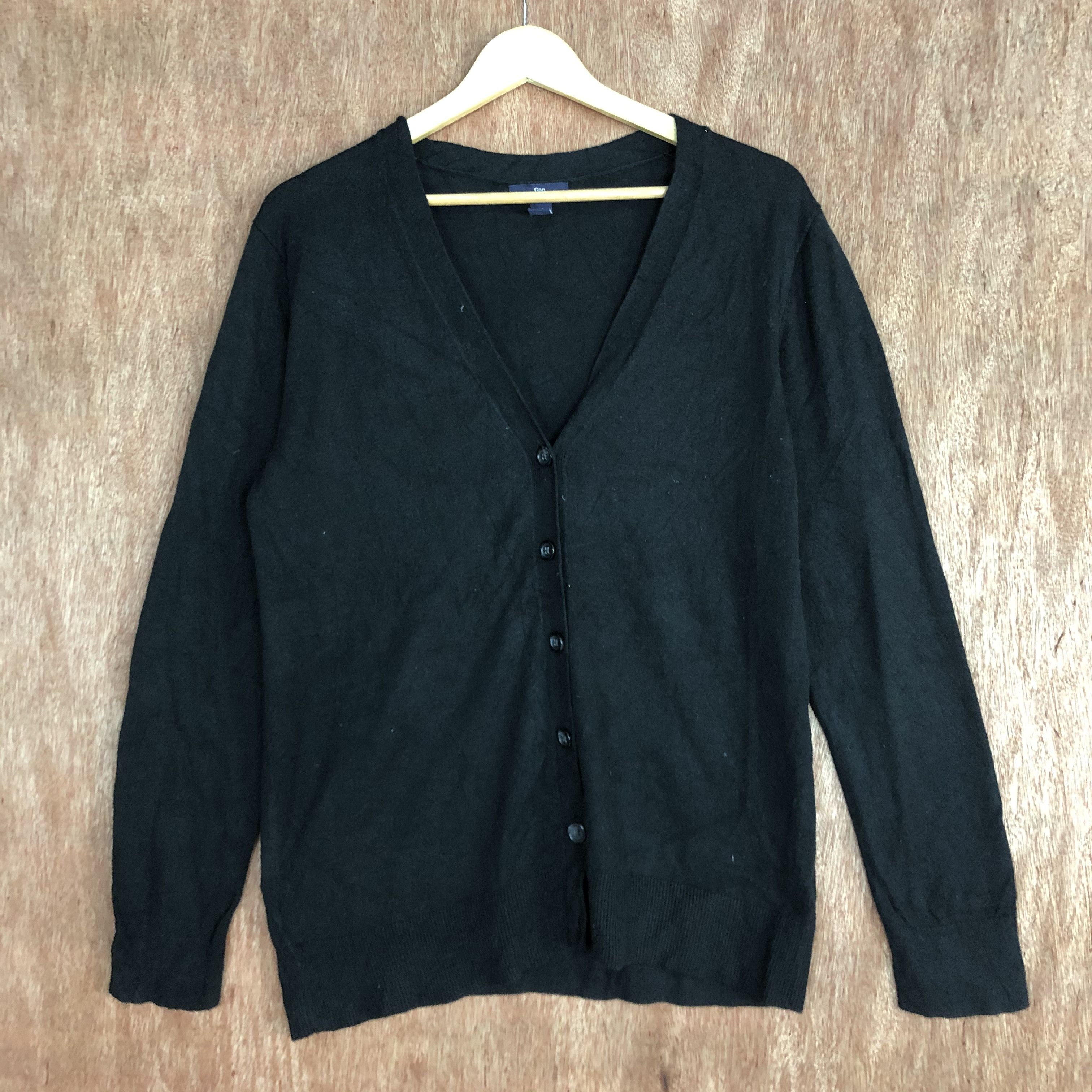 Gap Gap Black Cardigan knitwear #c444 Size US M / EU 48-50 / 2 - 3 Thumbnail