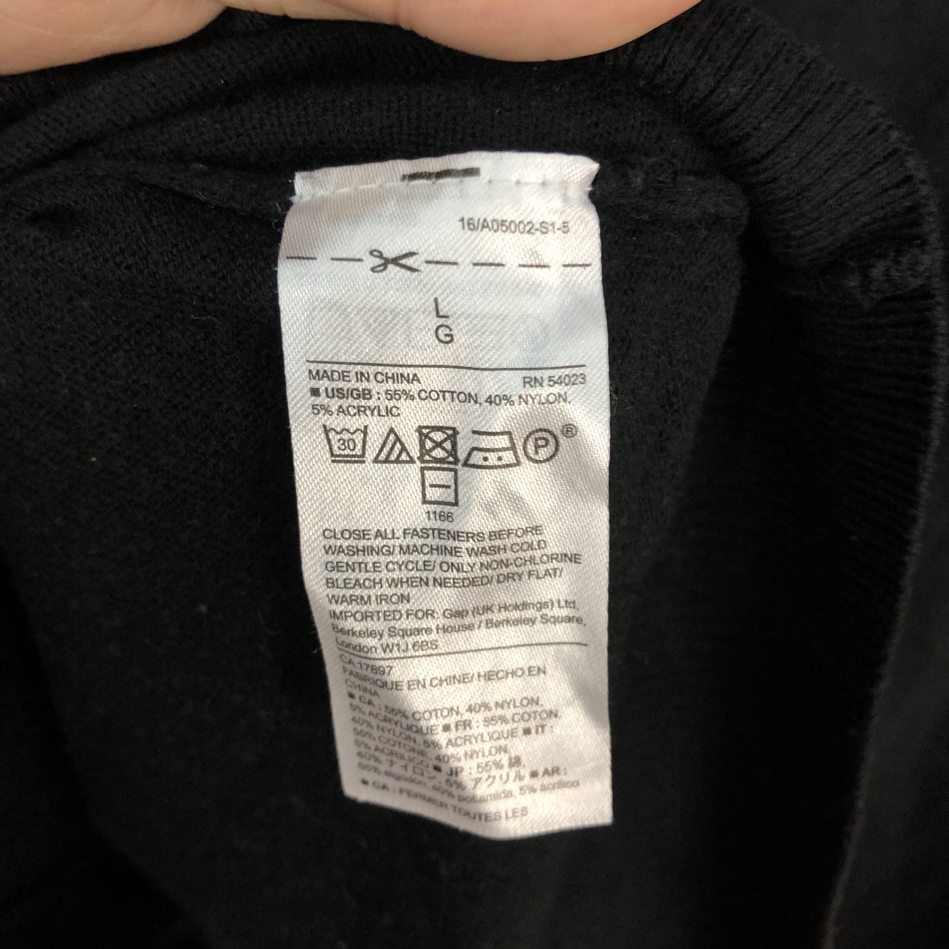 Gap Gap Black Cardigan knitwear #c444 Size US M / EU 48-50 / 2 - 11 Thumbnail