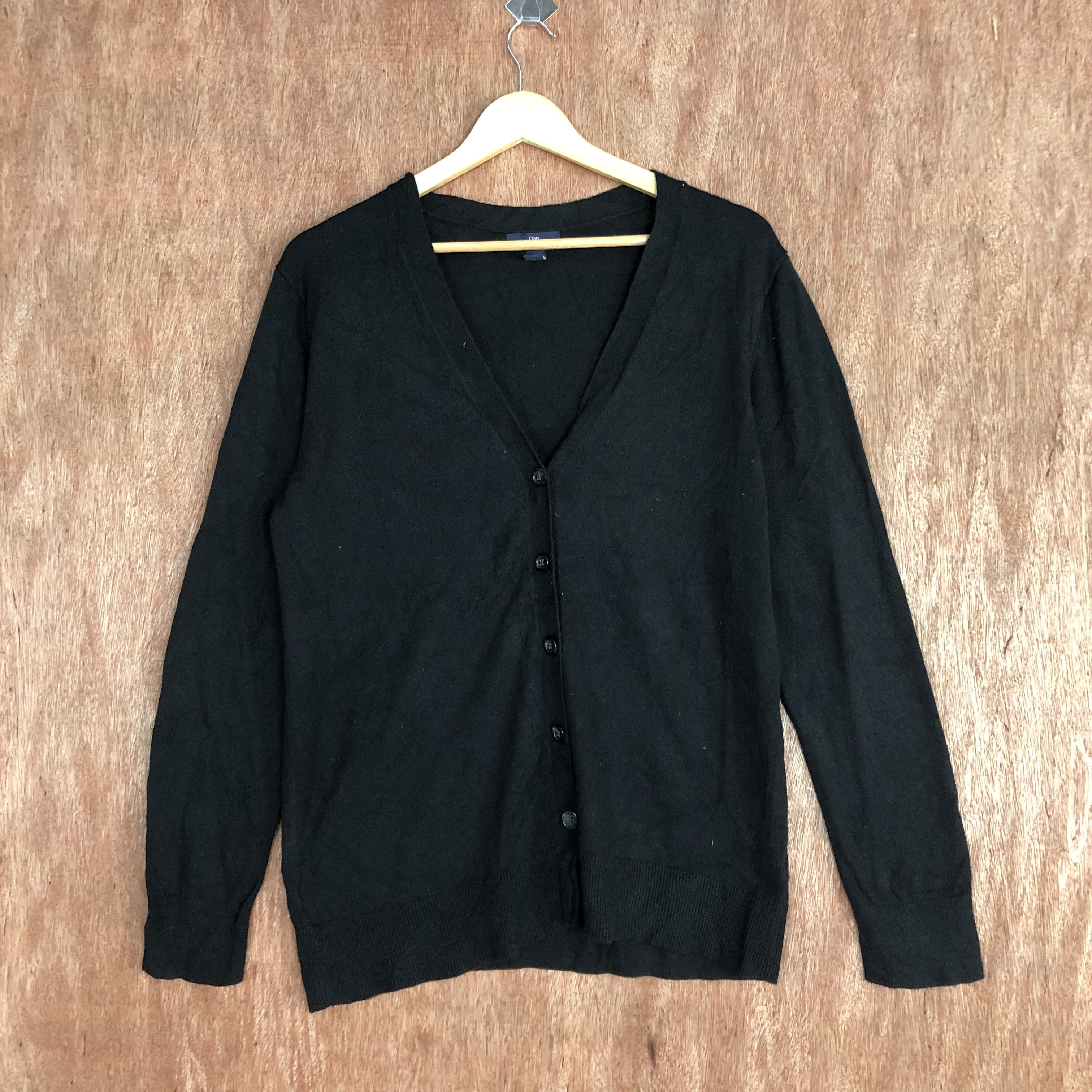 Gap Gap Black Cardigan knitwear #c444 Size US M / EU 48-50 / 2 - 1 Thumbnail