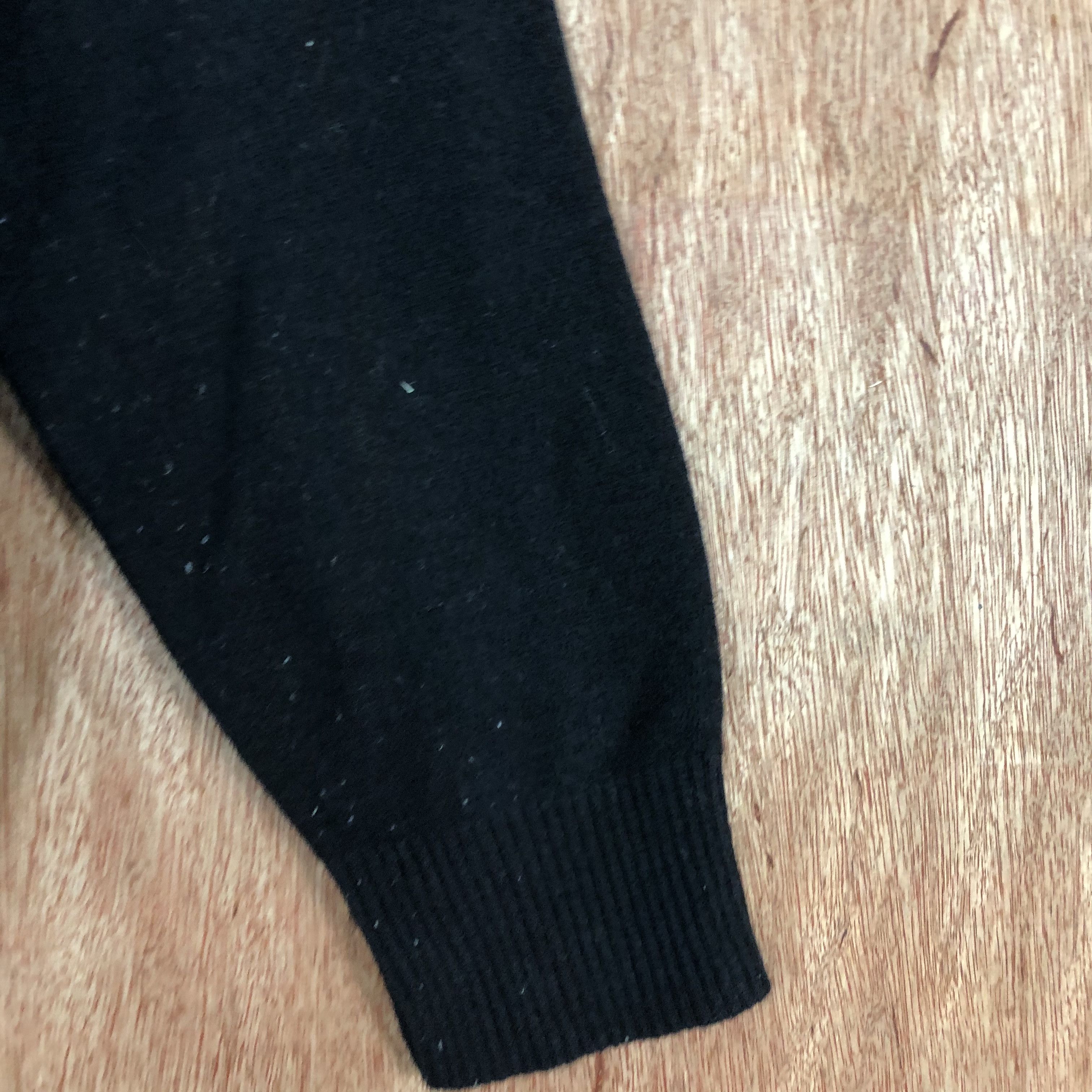 Japanese Brand Gunze Black knitwear japan streetwear Cardigan #c452 Size US M / EU 48-50 / 2 - 5 Thumbnail
