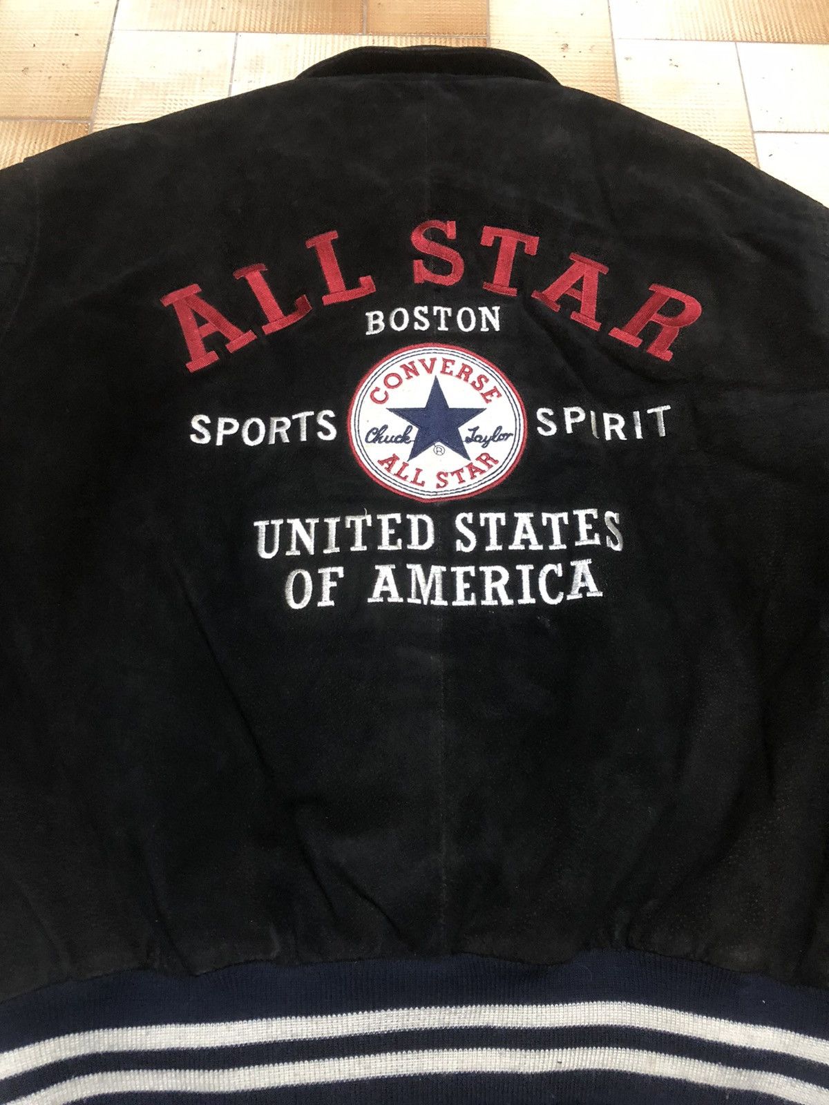 Converse 🔥80’s Varsity Leather CONVERSE BIG LOGO Size US L / EU 52-54 / 3 - 8 Thumbnail