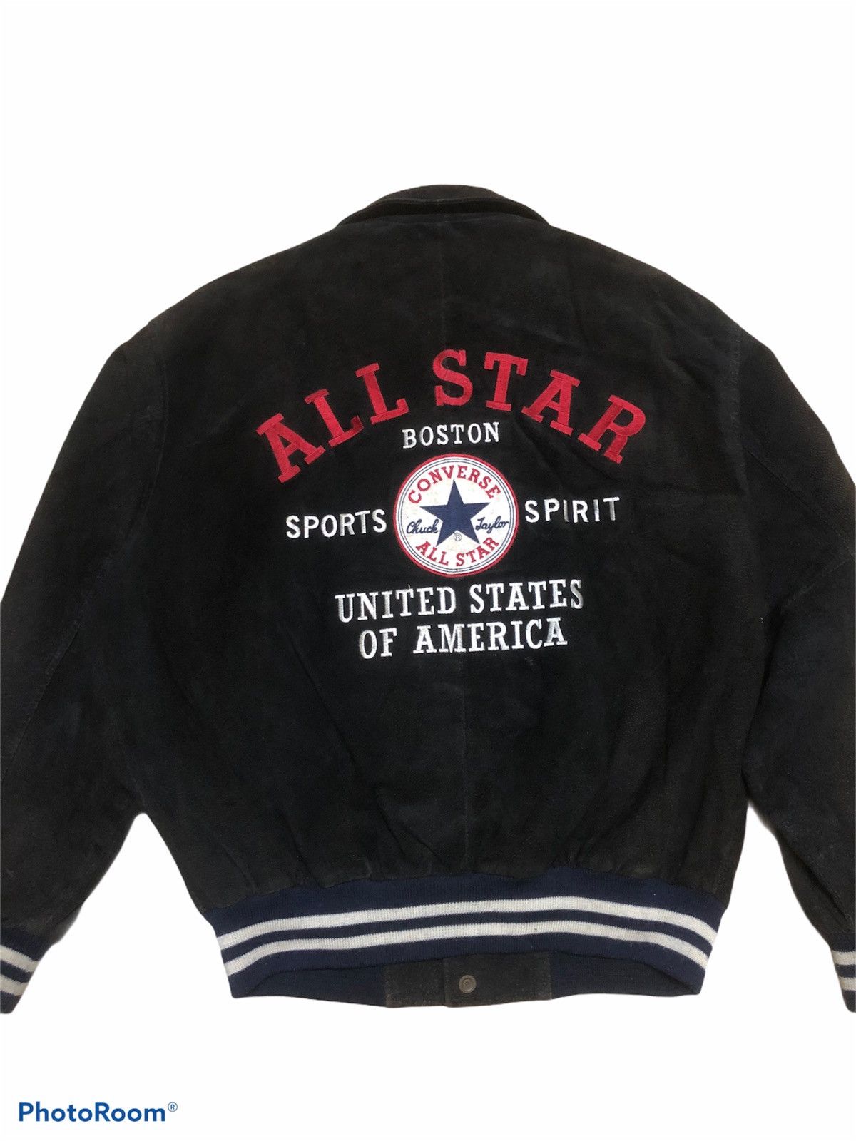 Converse 🔥80’s Varsity Leather CONVERSE BIG LOGO Size US L / EU 52-54 / 3 - 2 Thumbnail