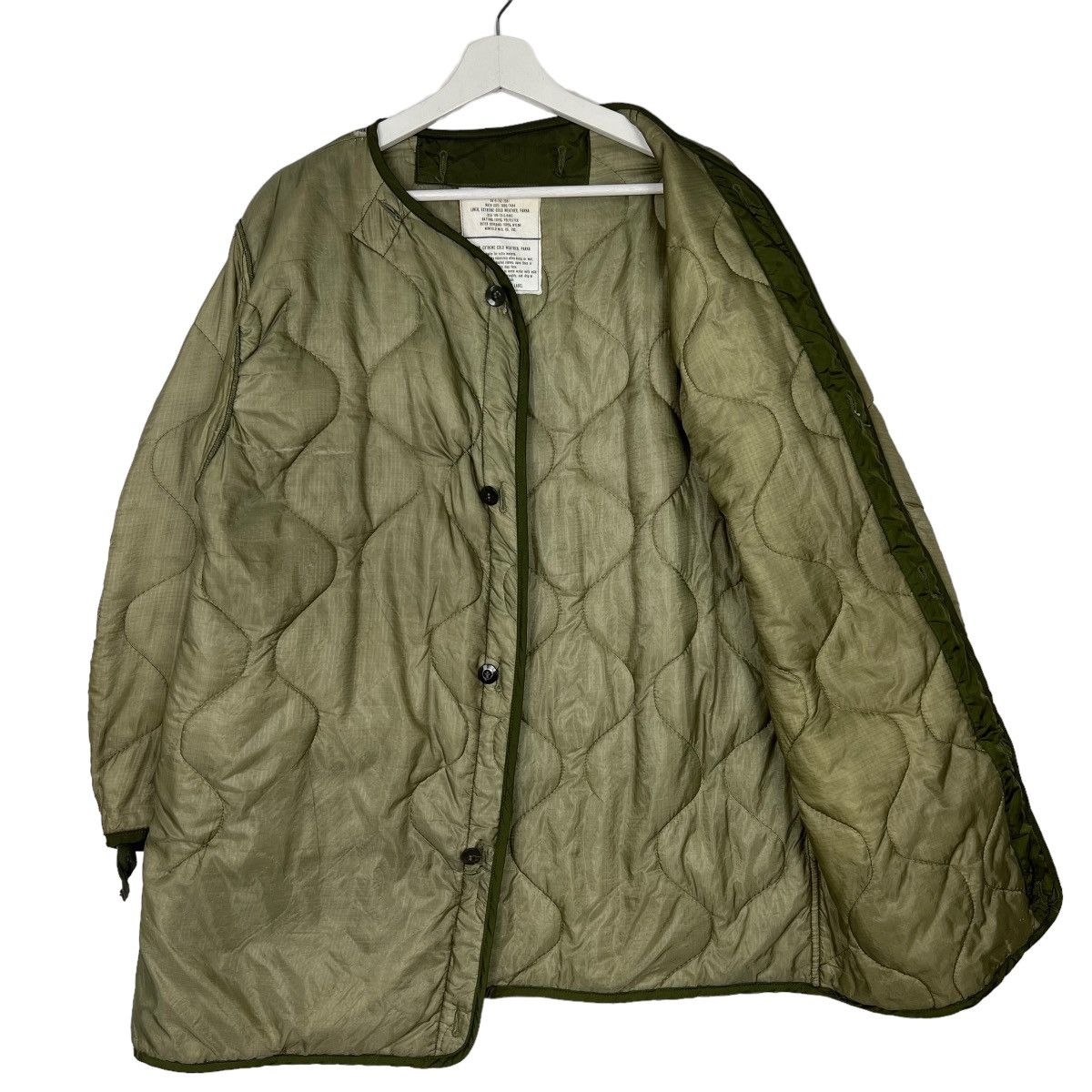 Vintage 70s VINTAGE WINFIELD MFG MILITARY US ARMY LINER QUILTED Size US M / EU 48-50 / 2 - 1 Thumbnail