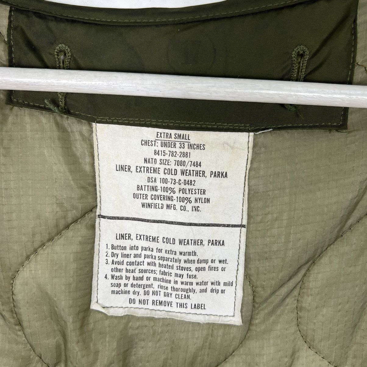 Vintage 70s VINTAGE WINFIELD MFG MILITARY US ARMY LINER QUILTED Size US M / EU 48-50 / 2 - 10 Thumbnail