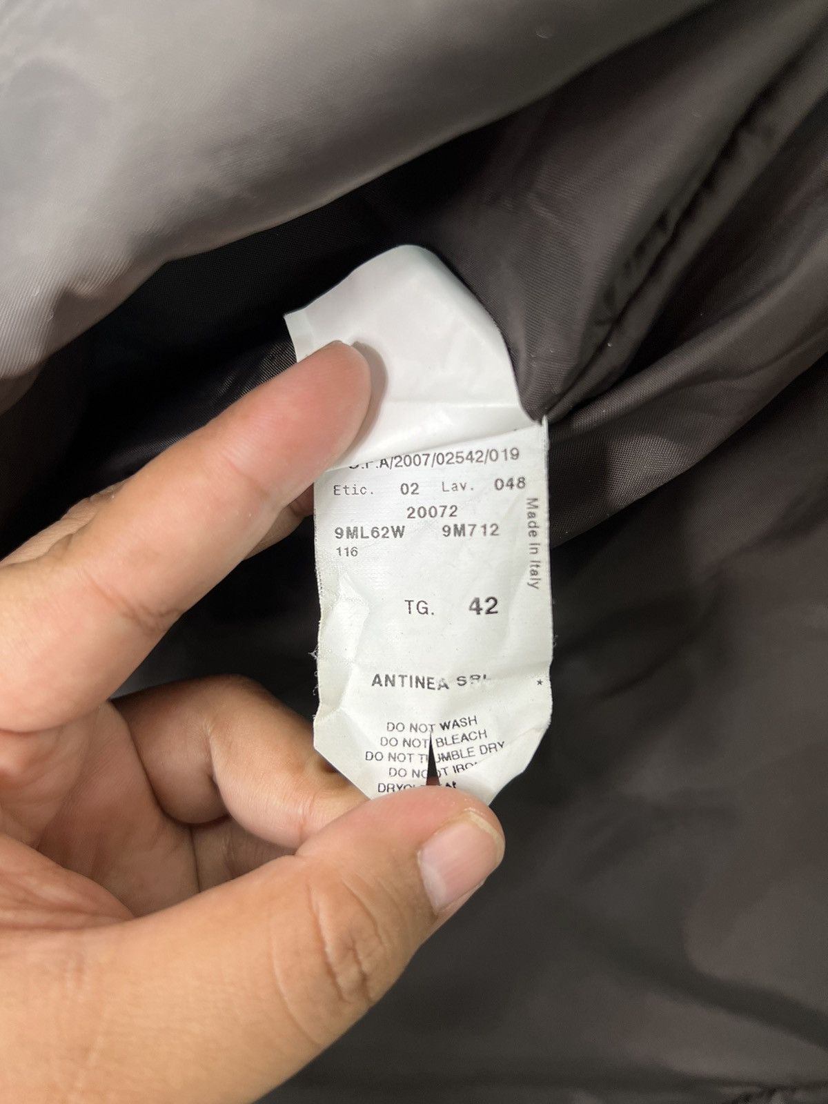 ARMANI COLLEZIONI COAT MADE IN ITALY