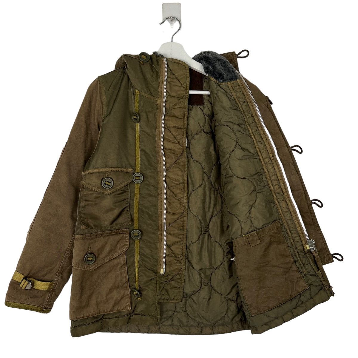 Japanese Brand HIPPOCAMPUS VINTAGE FATIGUES REBULID AMRY JACKET Size US S / EU 44-46 / 1 - 6 Thumbnail