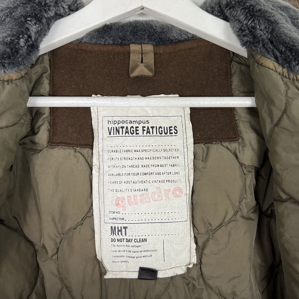 Japanese Brand HIPPOCAMPUS VINTAGE FATIGUES REBULID AMRY JACKET Size US S / EU 44-46 / 1 - 11 Thumbnail