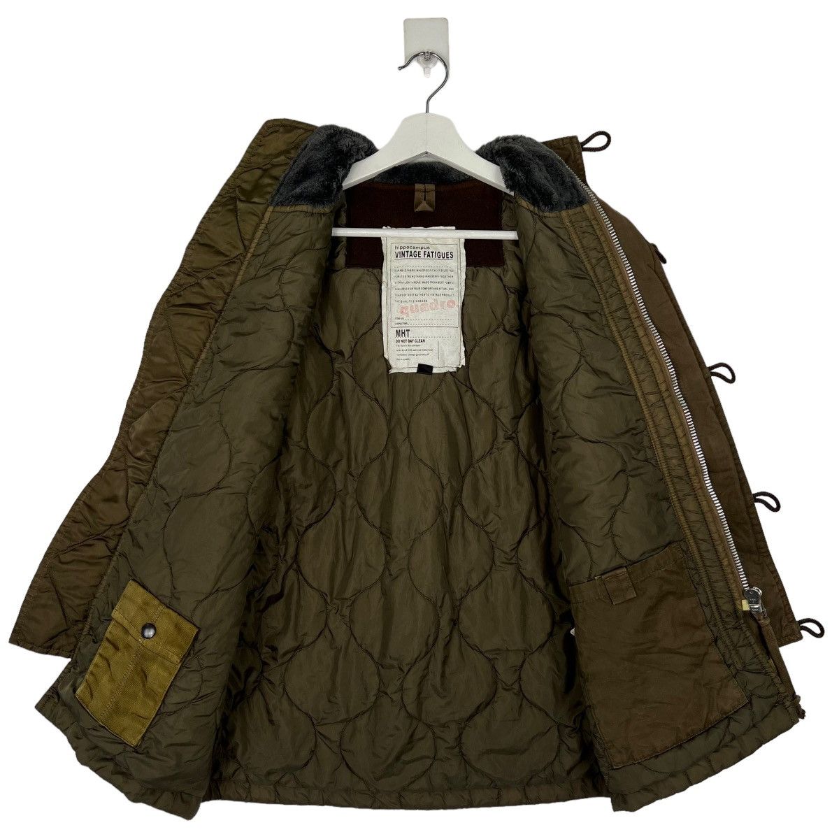 Japanese Brand HIPPOCAMPUS VINTAGE FATIGUES REBULID AMRY JACKET Size US S / EU 44-46 / 1 - 7 Thumbnail