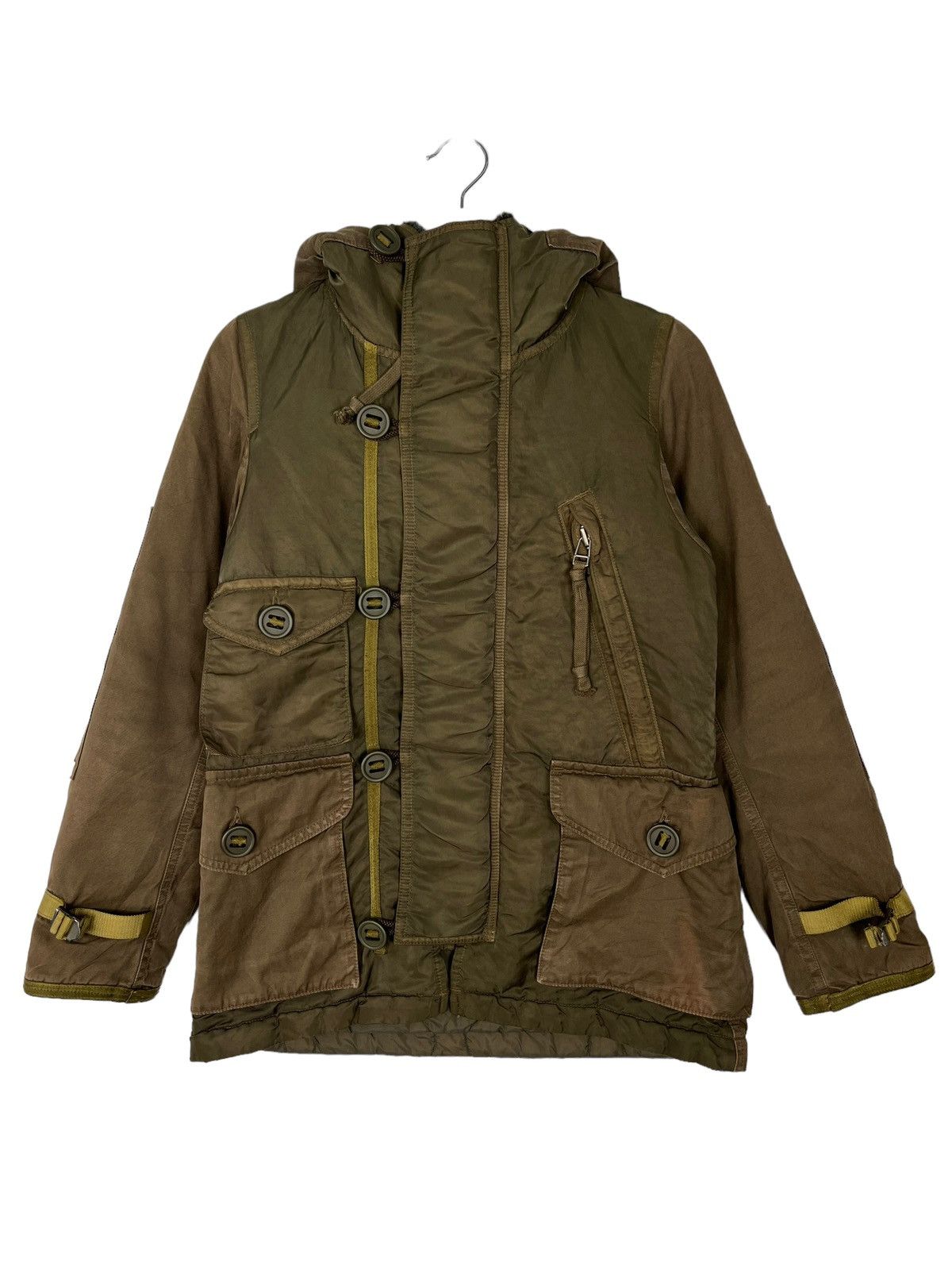 Japanese Brand HIPPOCAMPUS VINTAGE FATIGUES REBULID AMRY JACKET Size US S / EU 44-46 / 1 - 2 Thumbnail